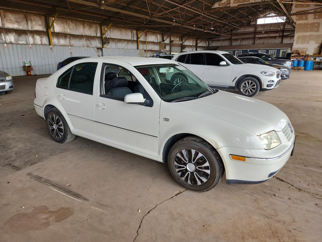 2005 Volkswagen Jetta Gl White vin: 3VWRA69M25M016800