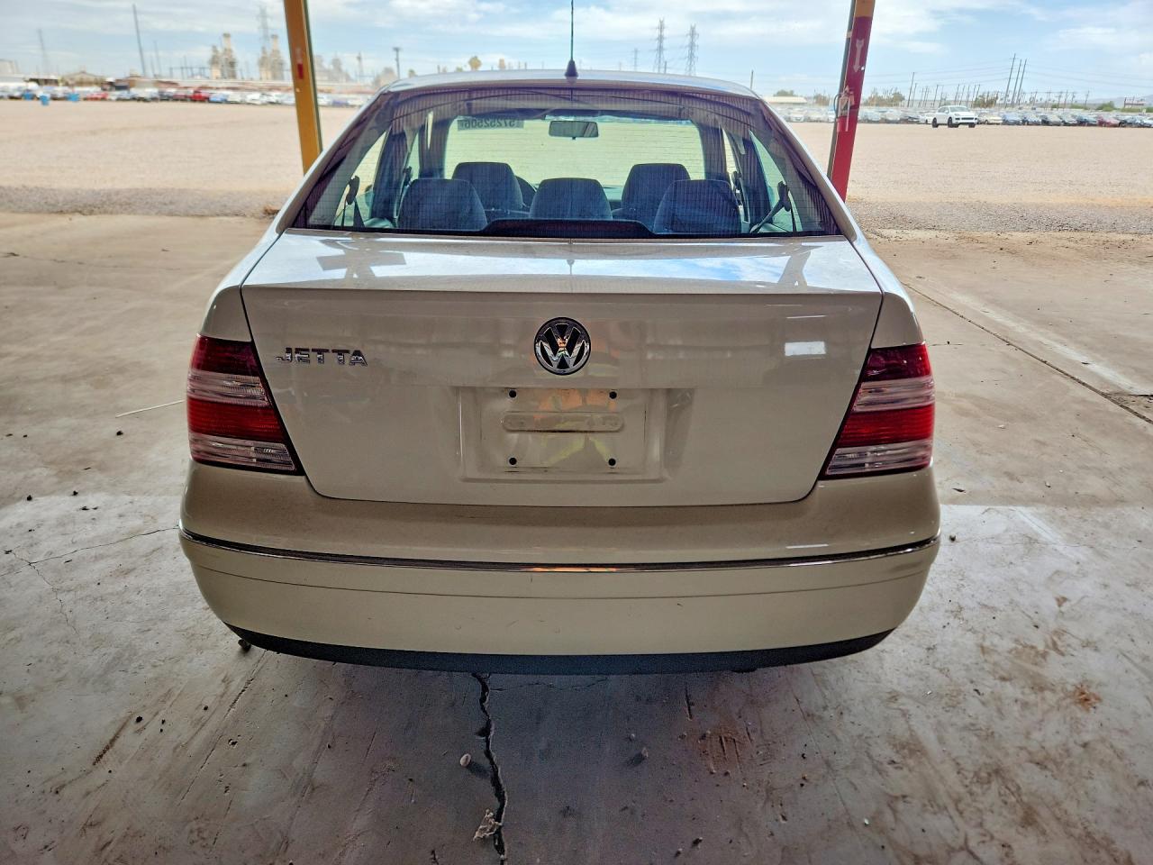 2005 Volkswagen Jetta Gl White vin: 3VWRA69M25M016800