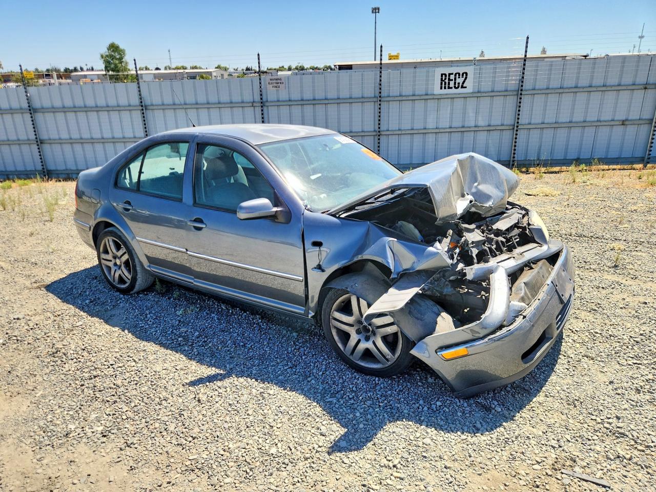 2004 Volkswagen Jetta Gl Gray vin: 3VWRA69M64M008665