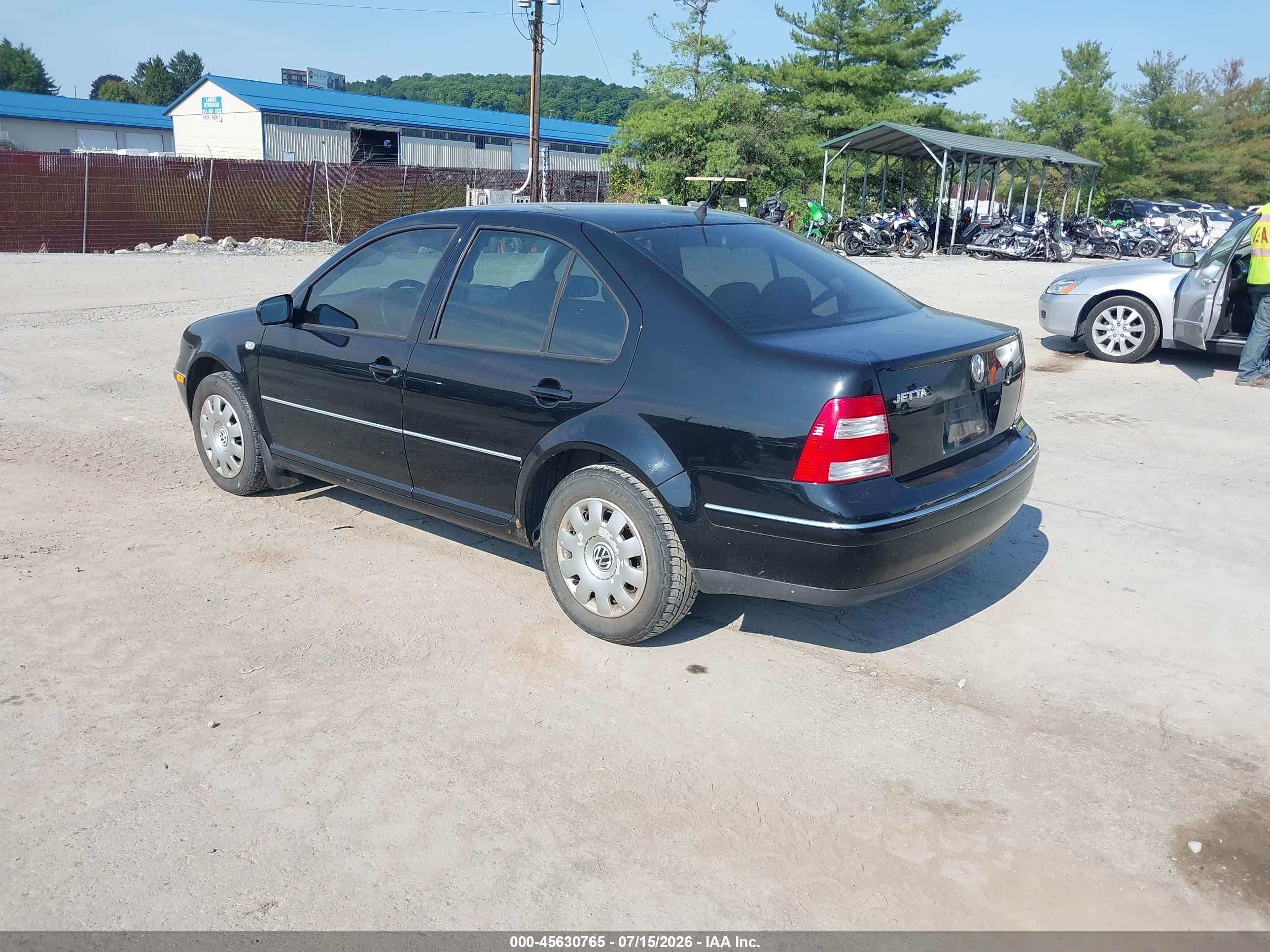 2004 Volkswagen Jetta Gl Black vin: 3VWRA69M64M014093