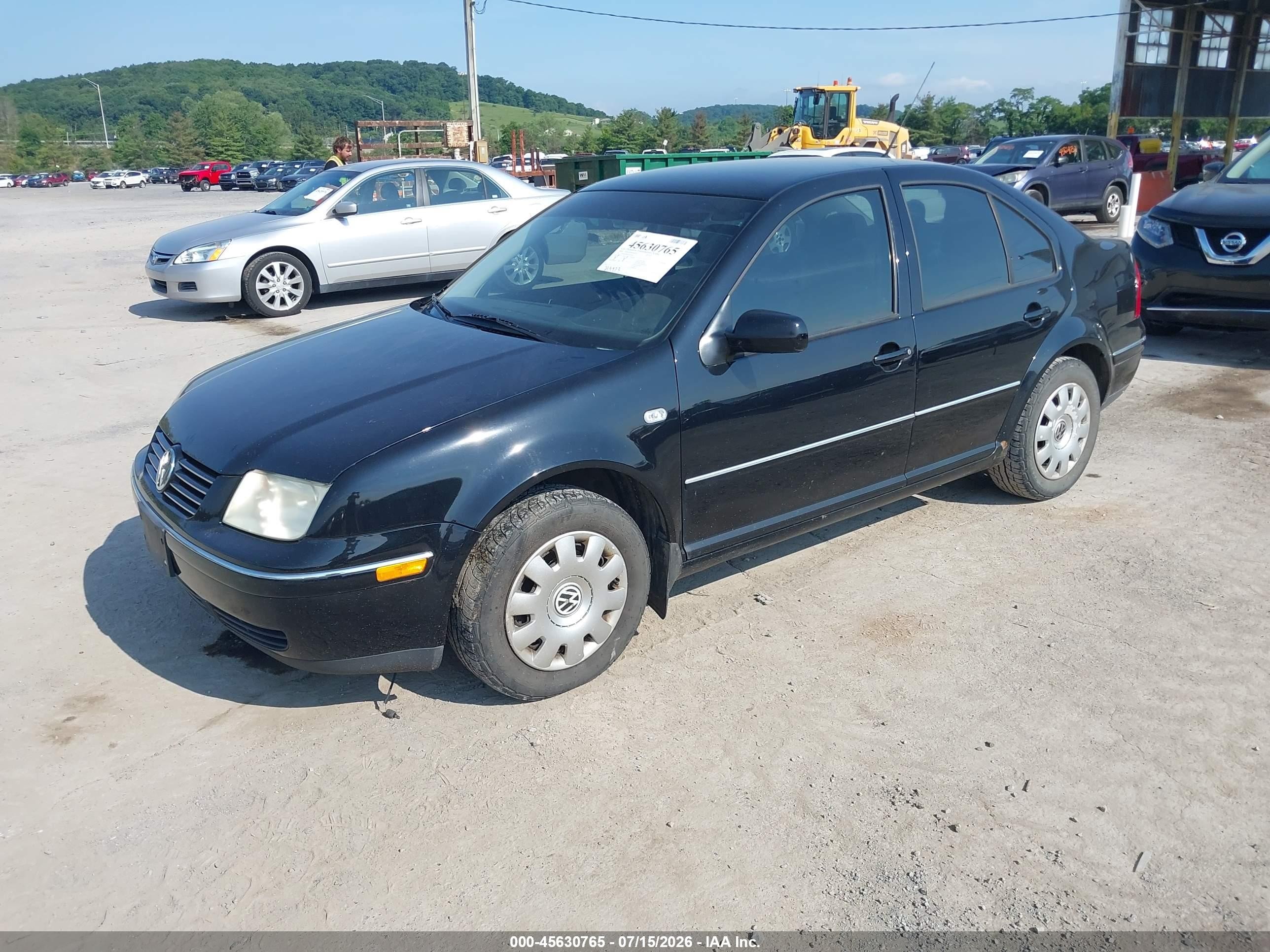 2004 Volkswagen Jetta Gl Black vin: 3VWRA69M64M014093
