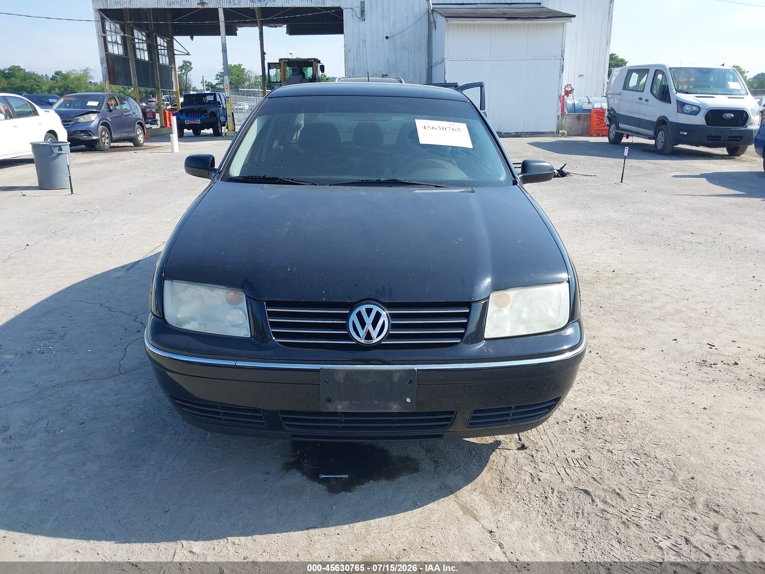 2004 Volkswagen Jetta Gl Black vin: 3VWRA69M64M014093