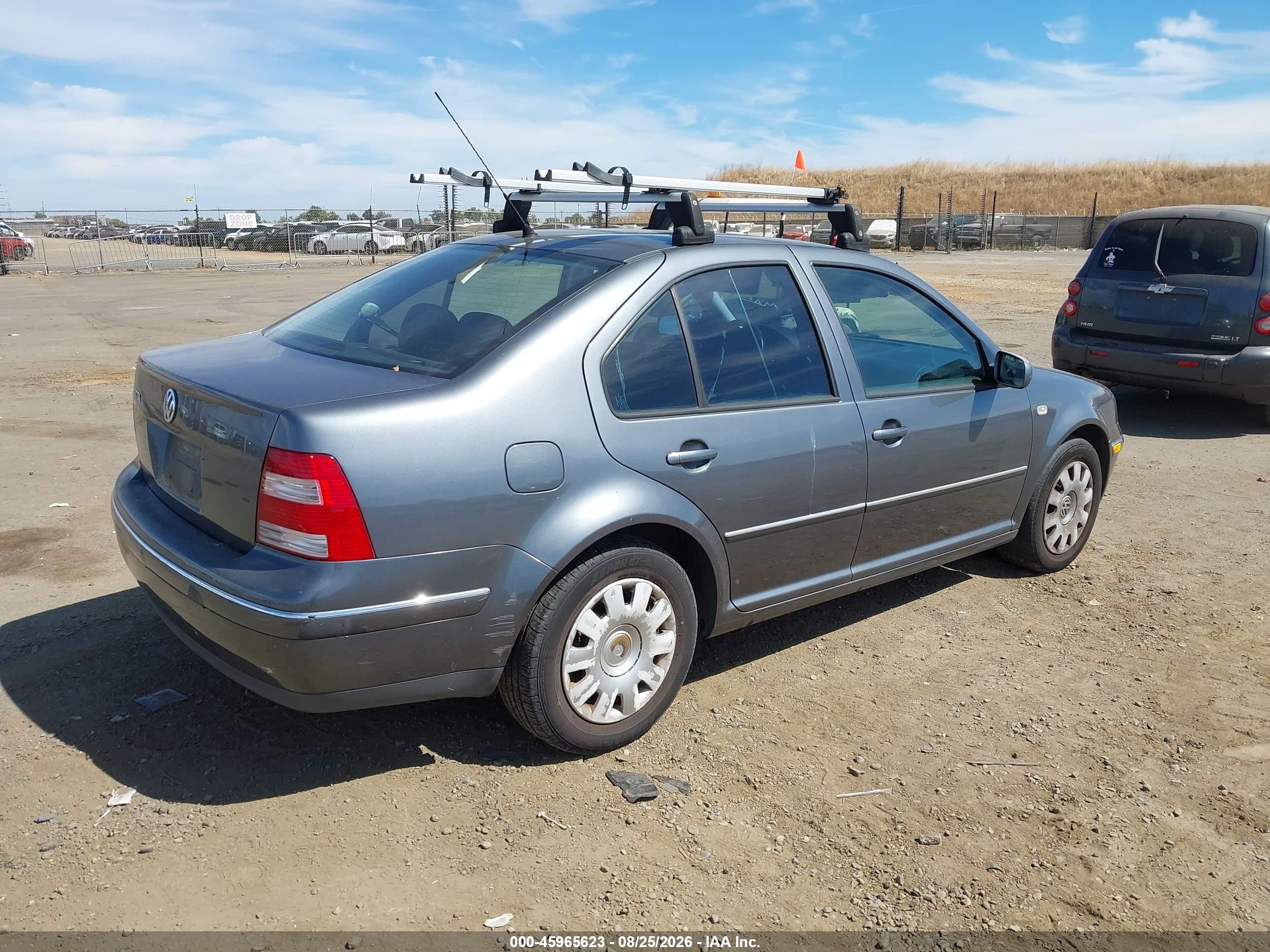 2004 Volkswagen Jetta Gl Blue vin: 3VWRA69M74M095847