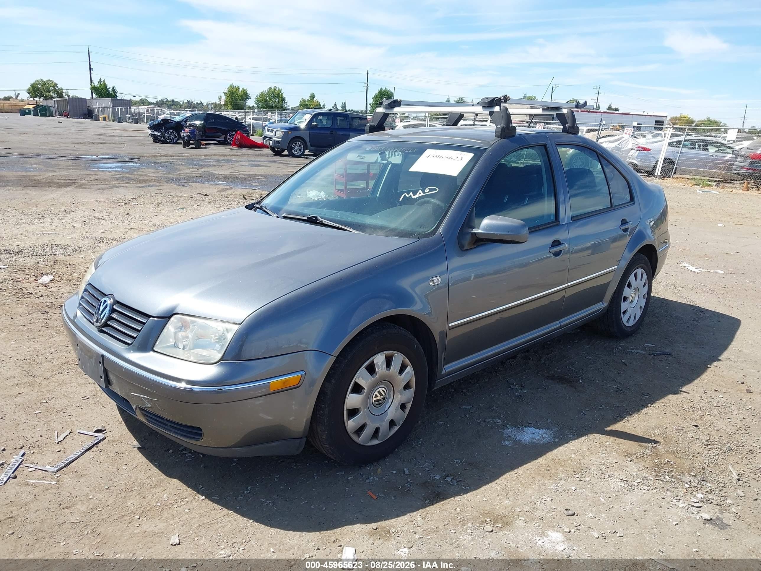 2004 Volkswagen Jetta Gl Blue vin: 3VWRA69M74M095847