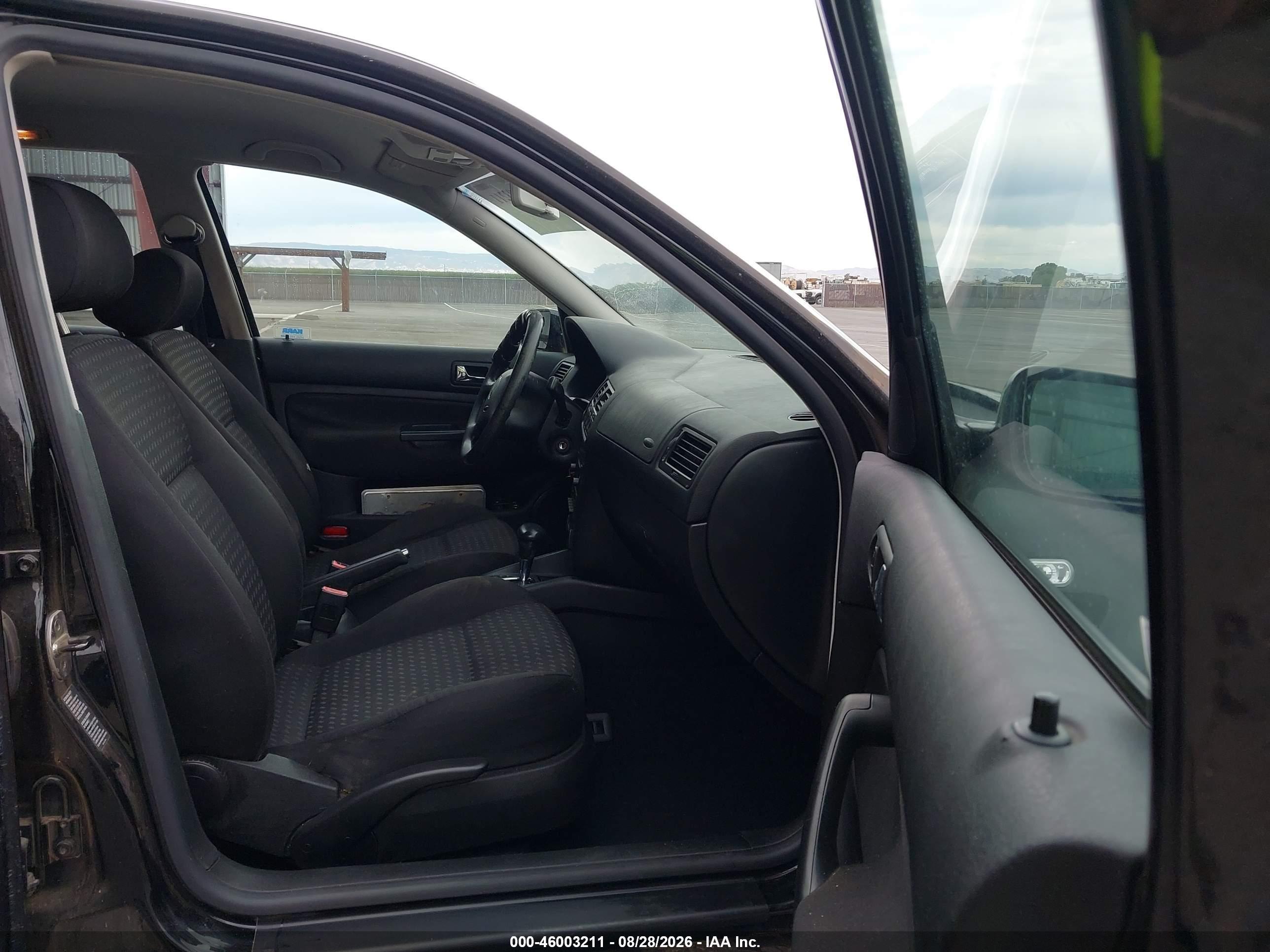 2004 Volkswagen Jetta Gl Black vin: 3VWRA69M84M140634