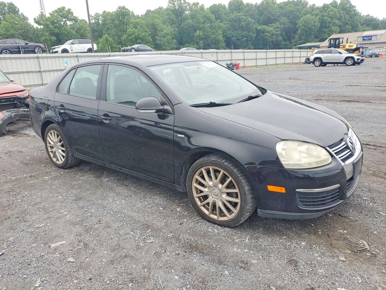 2009 Volkswagen Jetta Wolfsburg Black vin: 3VWRA71K19M079103