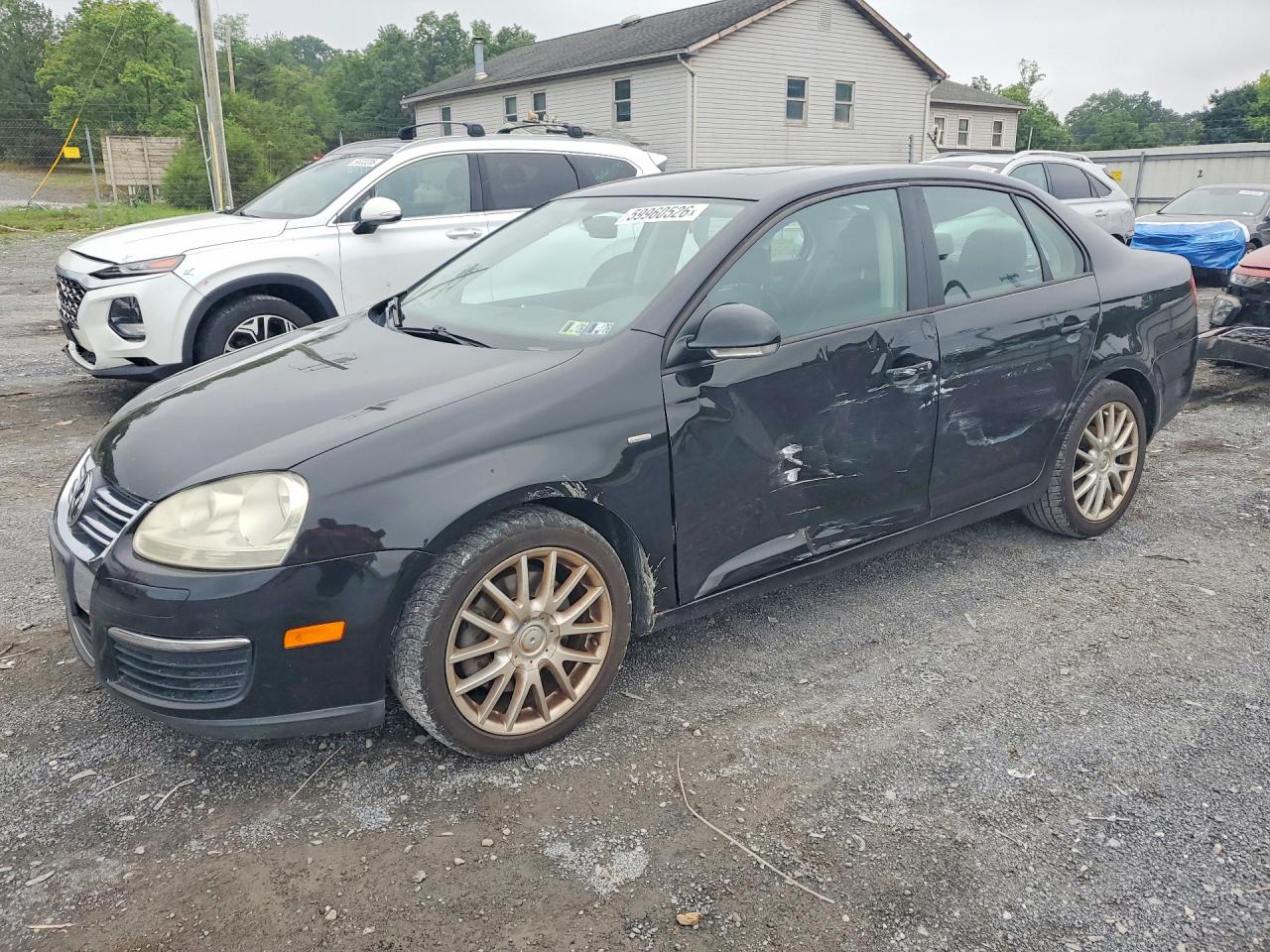 2009 Volkswagen Jetta Wolfsburg Black vin: 3VWRA71K19M079103