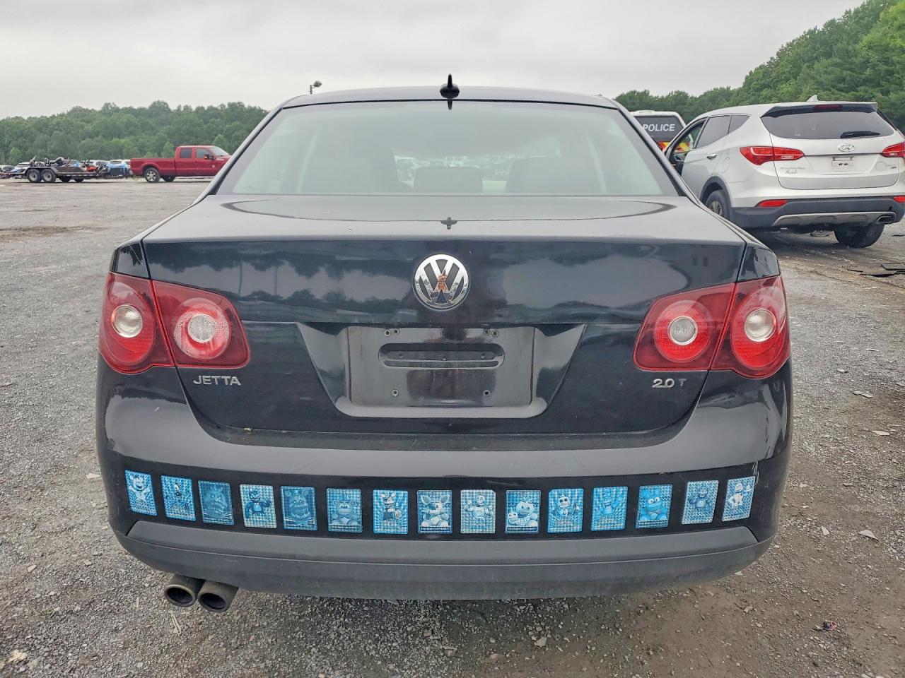 2009 Volkswagen Jetta Wolfsburg Black vin: 3VWRA71K19M079103