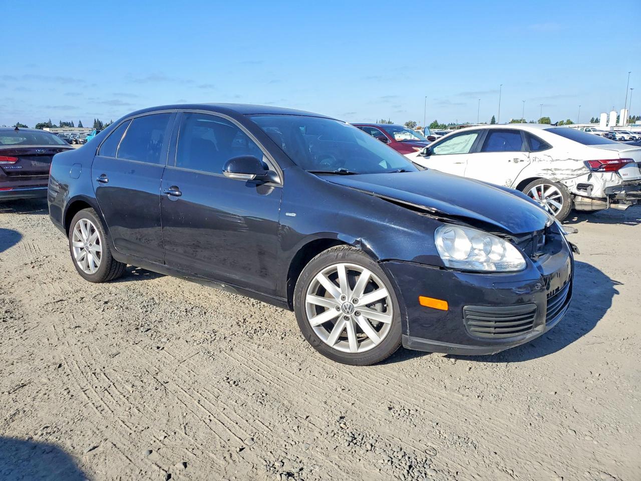 2010 Volkswagen Jetta Wolfsburg Black vin: 3VWRA7AJXAM046418