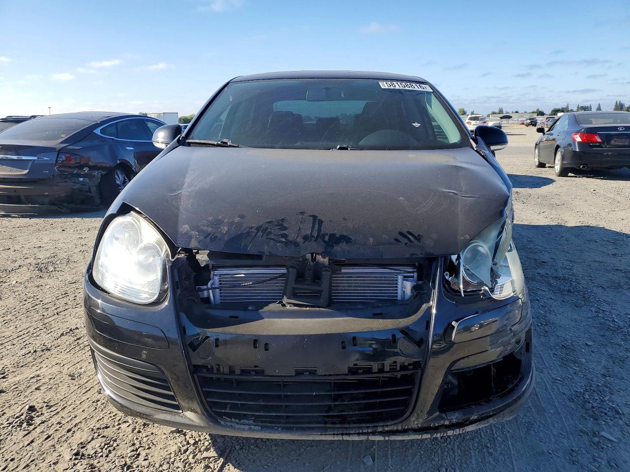 2010 Volkswagen Jetta Wolfsburg Black vin: 3VWRA7AJXAM046418