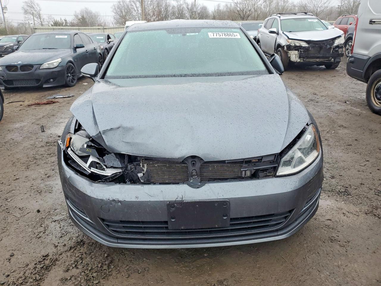 2015 Volkswagen Golf Tdi Gray vin: 3VWRA7AU8FM062151