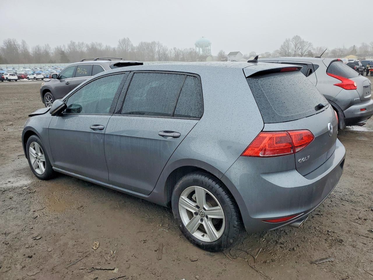 2015 Volkswagen Golf Tdi Gray vin: 3VWRA7AU8FM062151