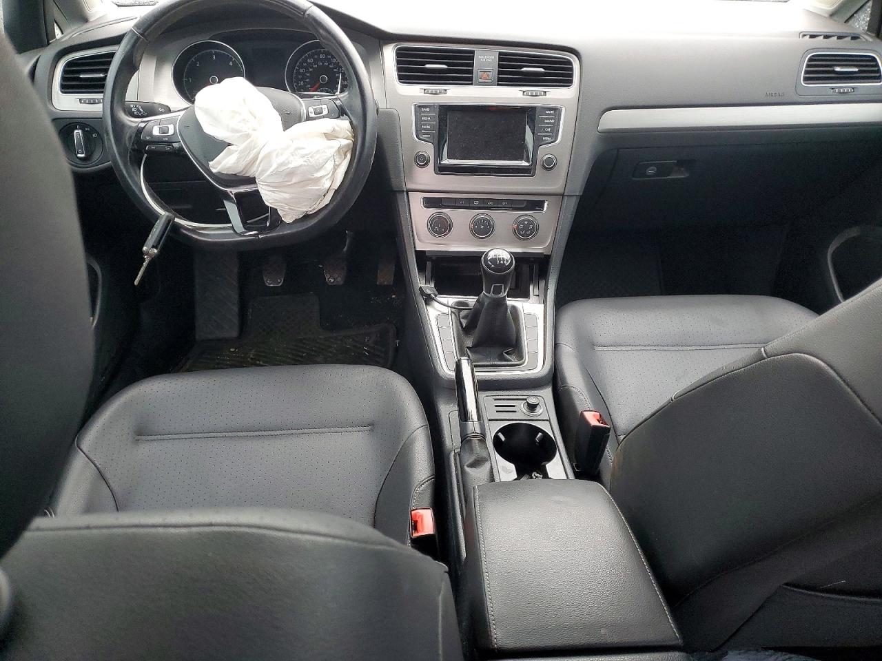 2015 Volkswagen Golf Tdi Gray vin: 3VWRA7AU8FM062151