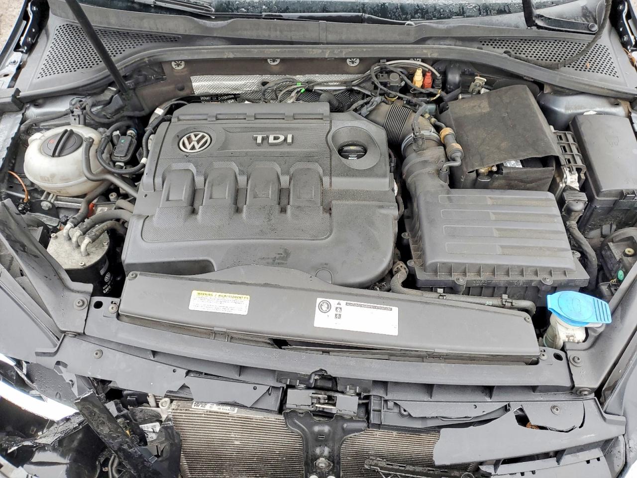 2015 Volkswagen Golf Tdi Gray vin: 3VWRA7AU8FM062151