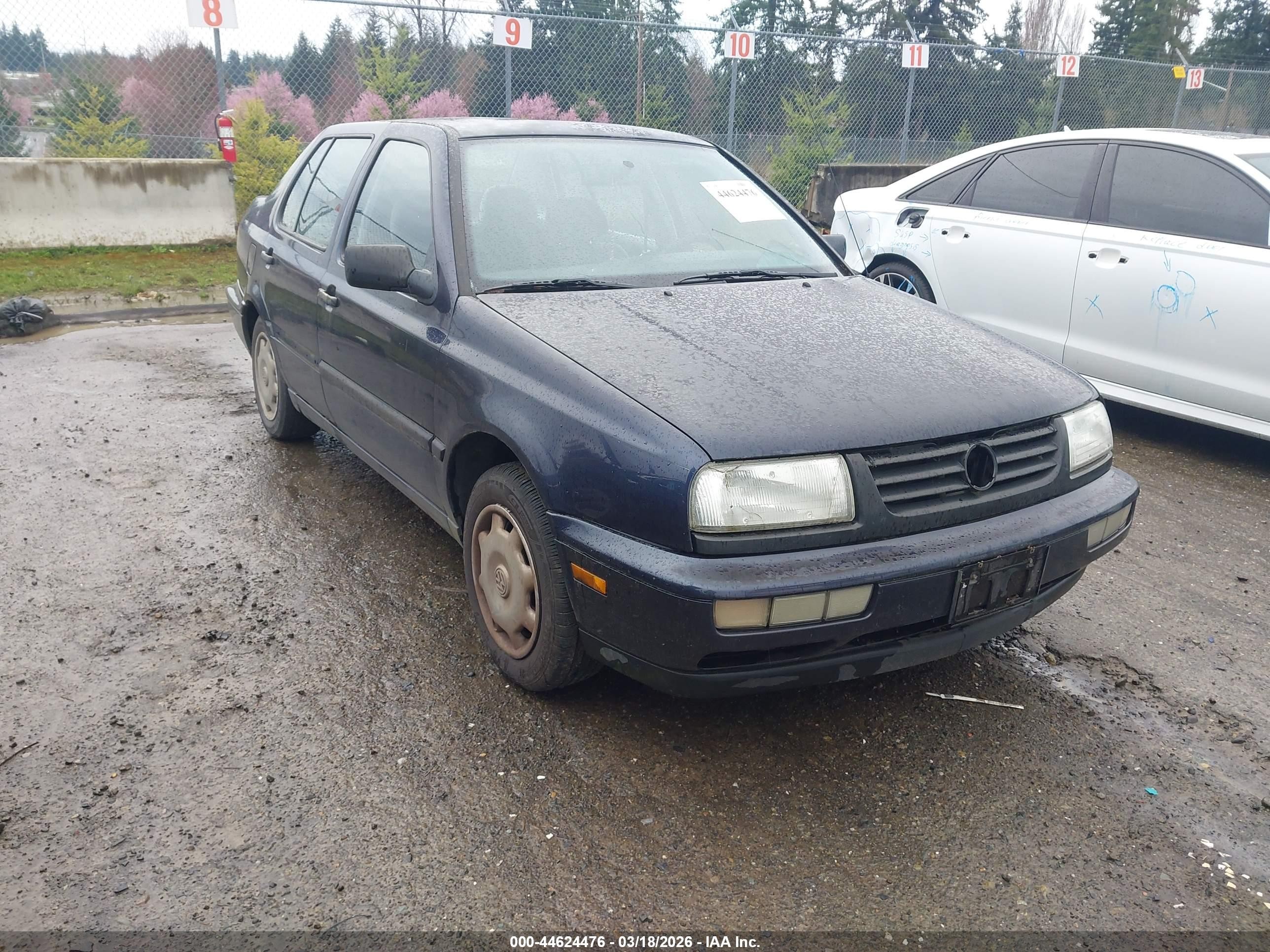 1997 Volkswagen Jetta Gl Blue vin: 3VWRA81H2VM012739