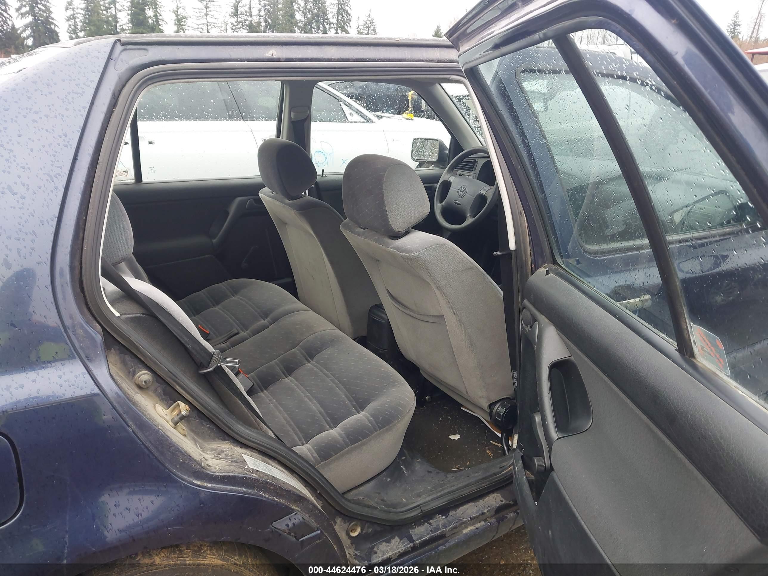 1997 Volkswagen Jetta Gl Blue vin: 3VWRA81H2VM012739