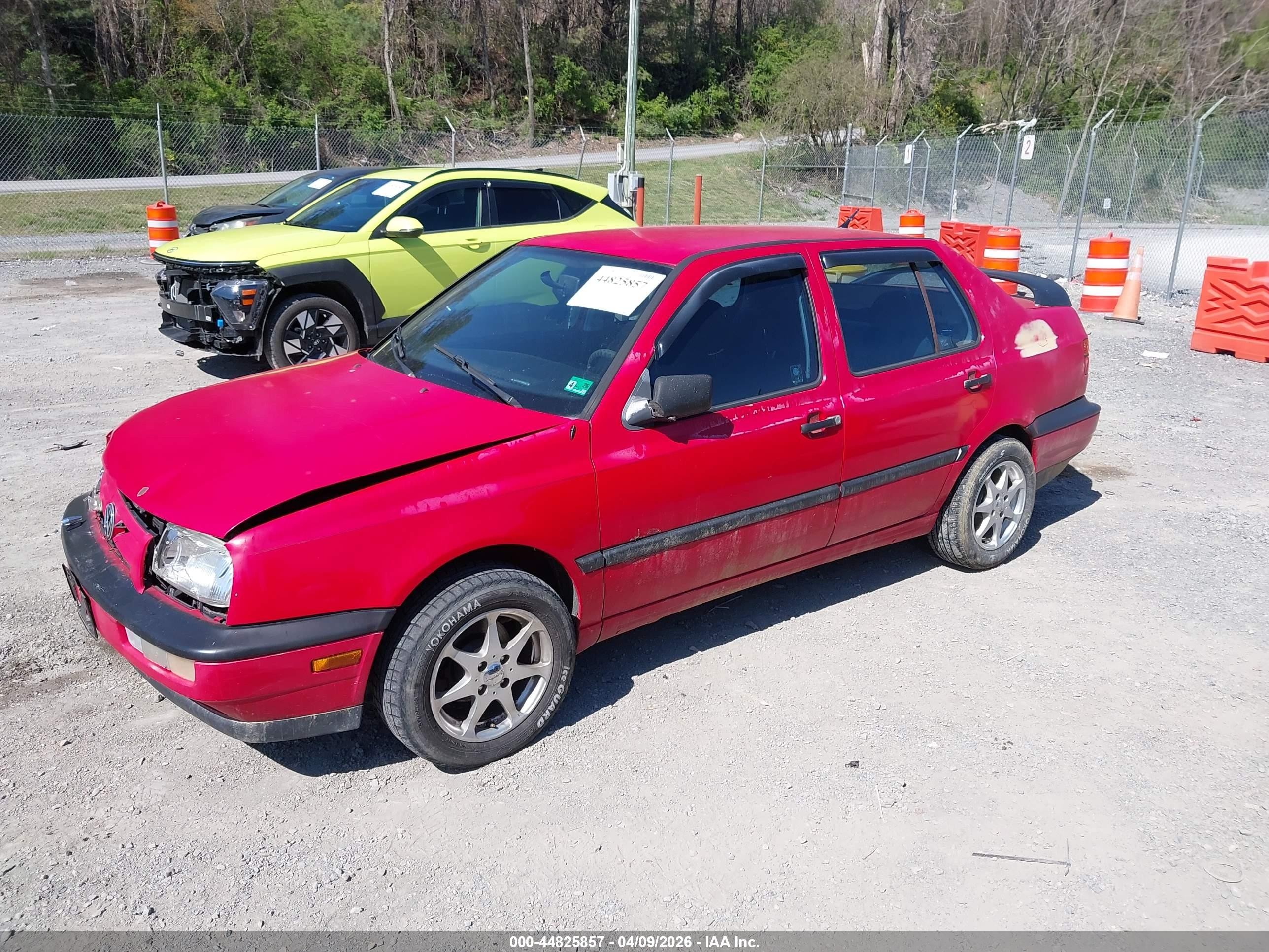 1998 Volkswagen Jetta Gl Red vin: 3VWRA81H2WM234098