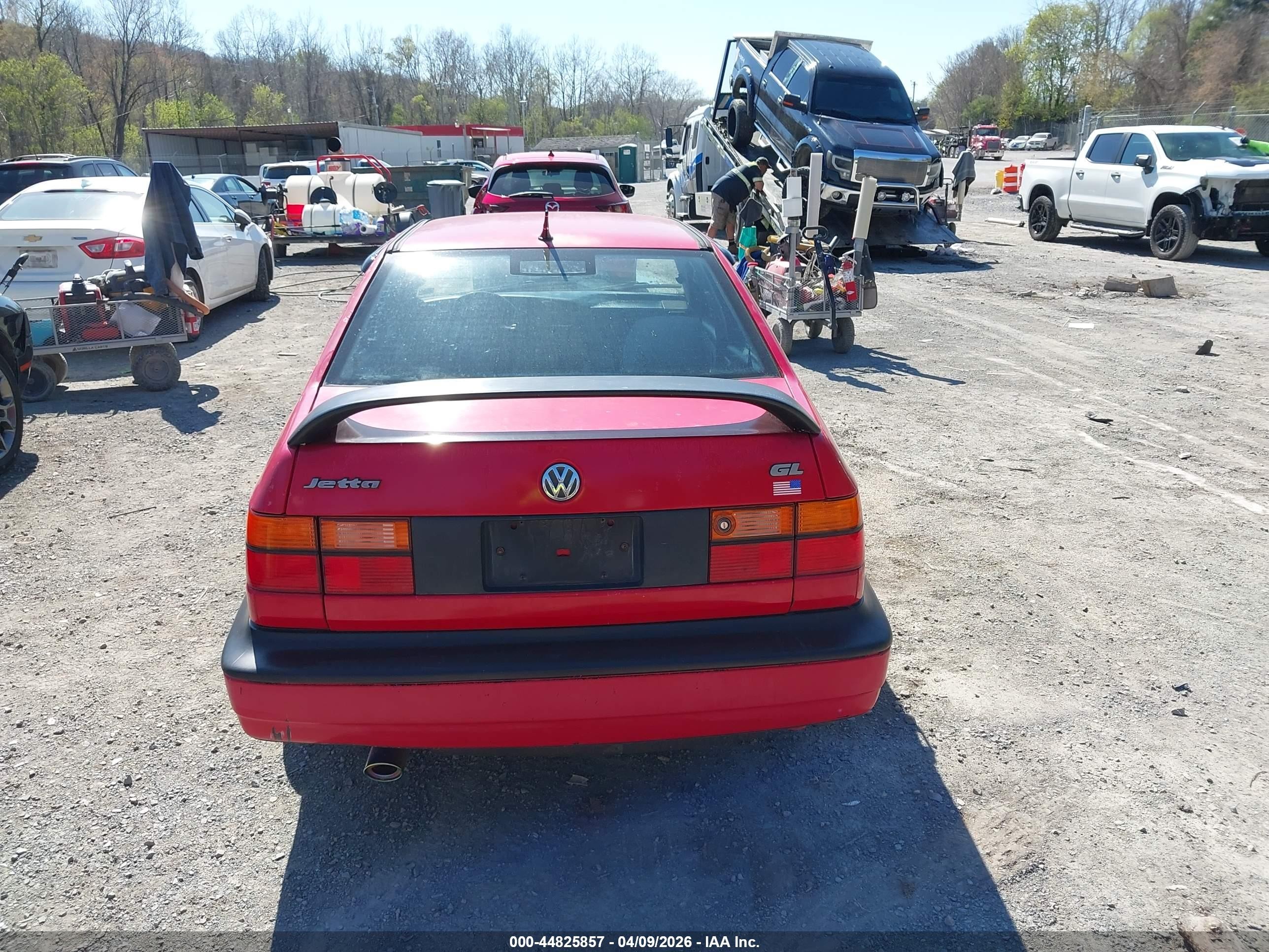 1998 Volkswagen Jetta Gl Red vin: 3VWRA81H2WM234098