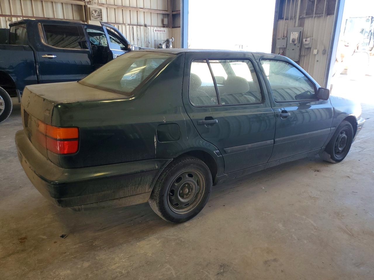 1998 Volkswagen Jetta Gl Green vin: 3VWRA81H3WM111605