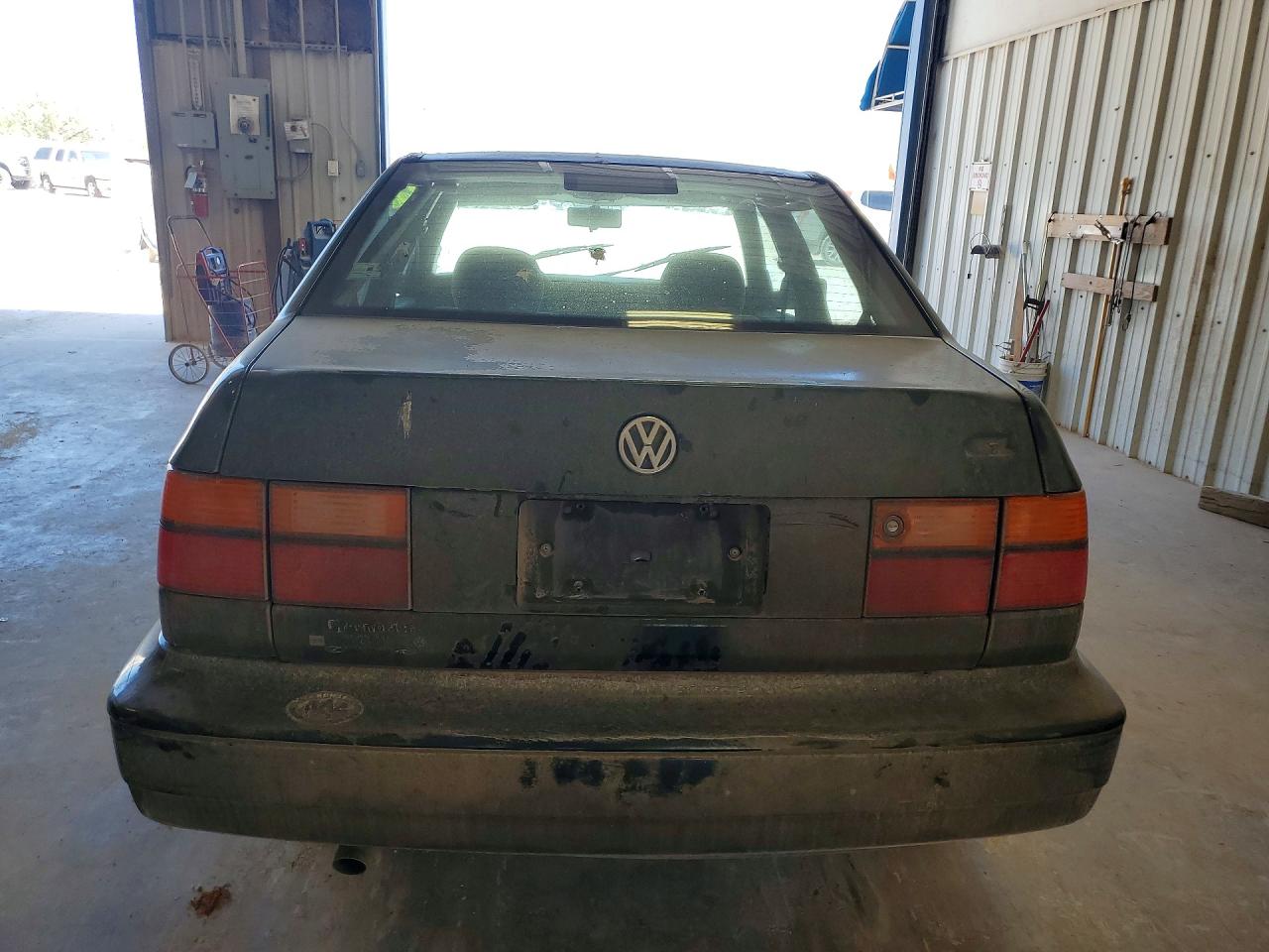 1998 Volkswagen Jetta Gl Green vin: 3VWRA81H3WM111605
