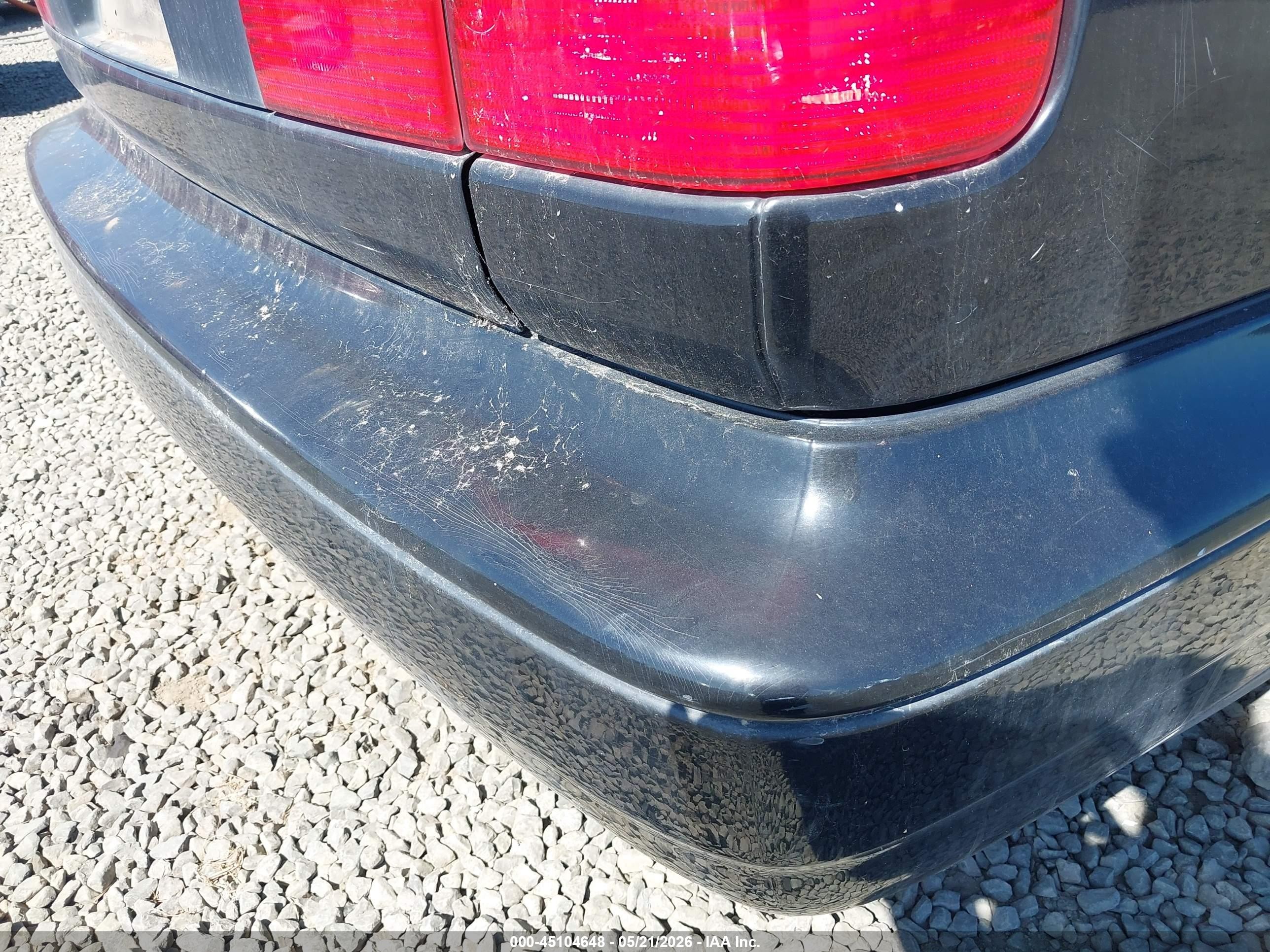 1997 Volkswagen Jetta Gl Black vin: 3VWRA81H7VM012722