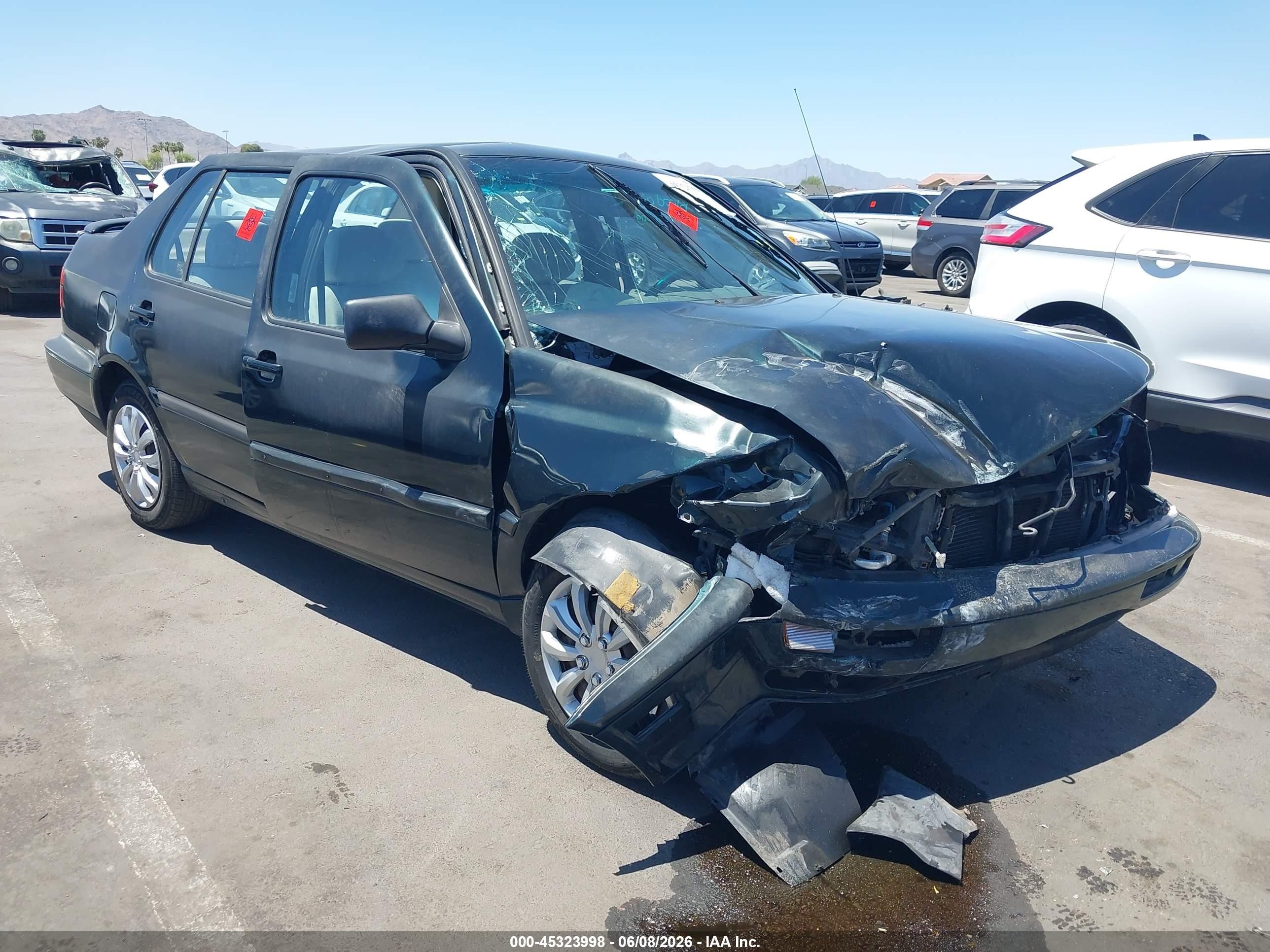 1998 Volkswagen Jetta Gl Зеленый vin: 3VWRA81H7WM120632
