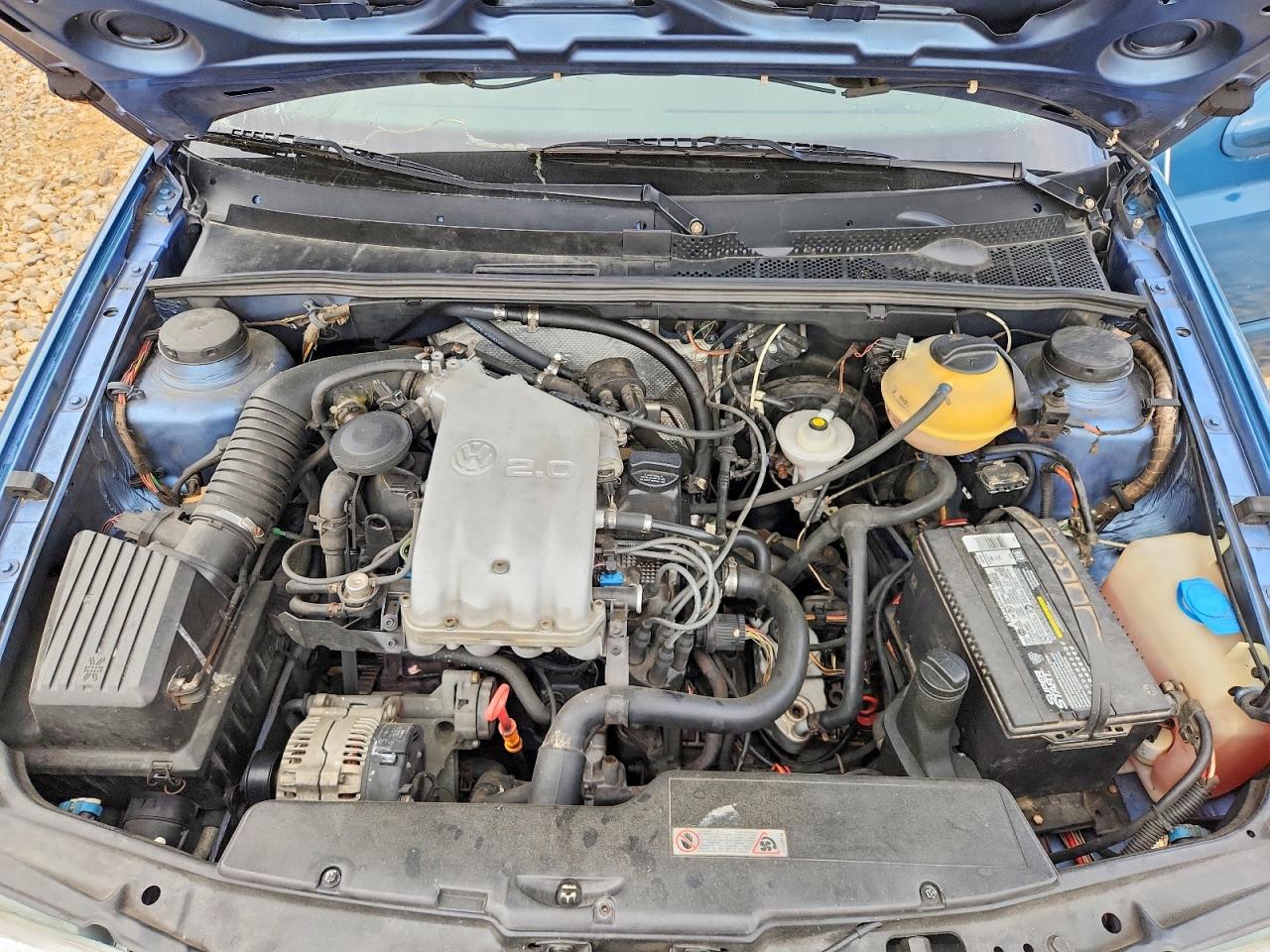 1995 Volkswagen Jetta Iii Gl Blue vin: 3VWRA81H8SM011767