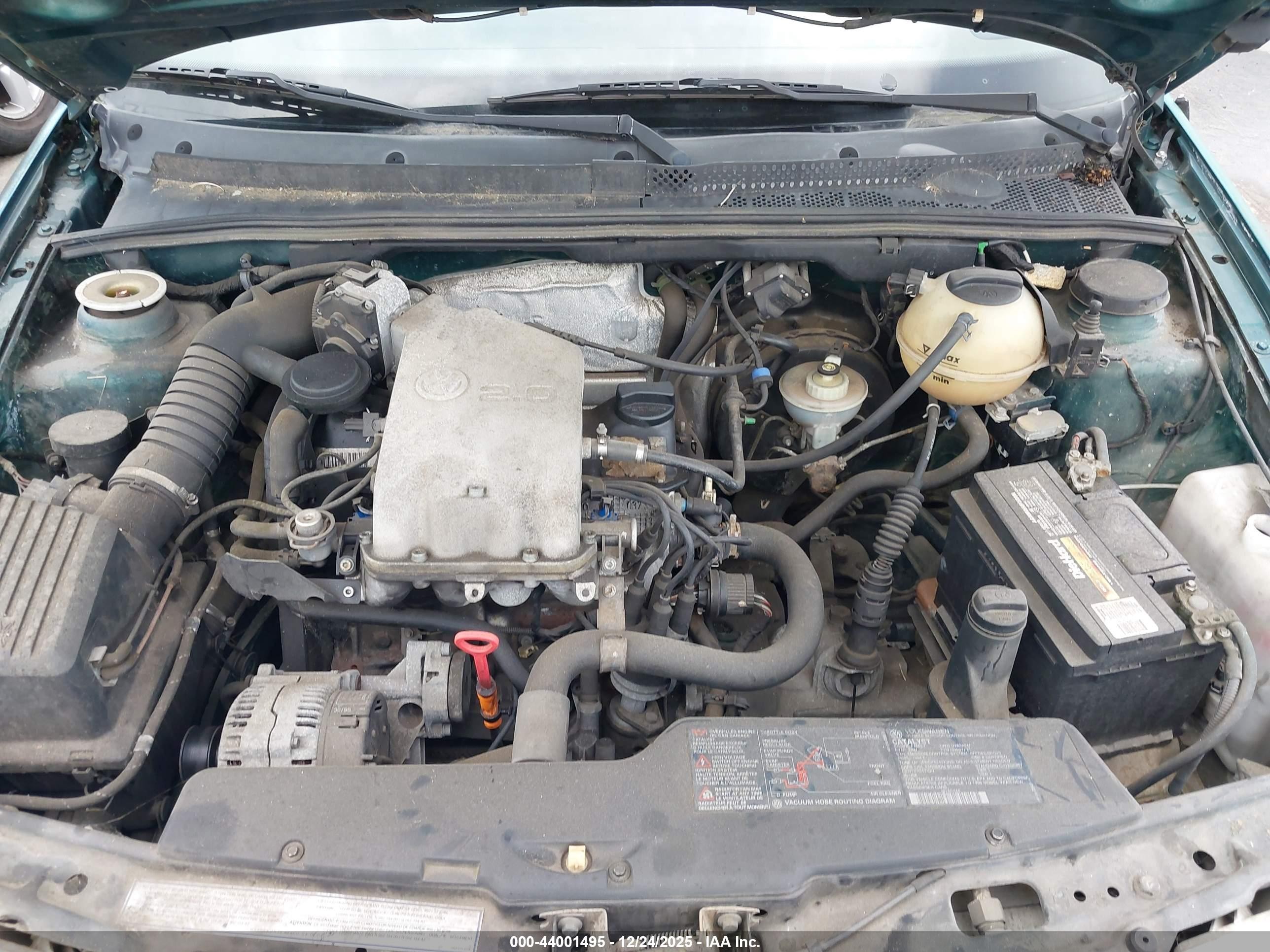 1996 Volkswagen Jetta Gl Green vin: 3VWRA81HXTM029768