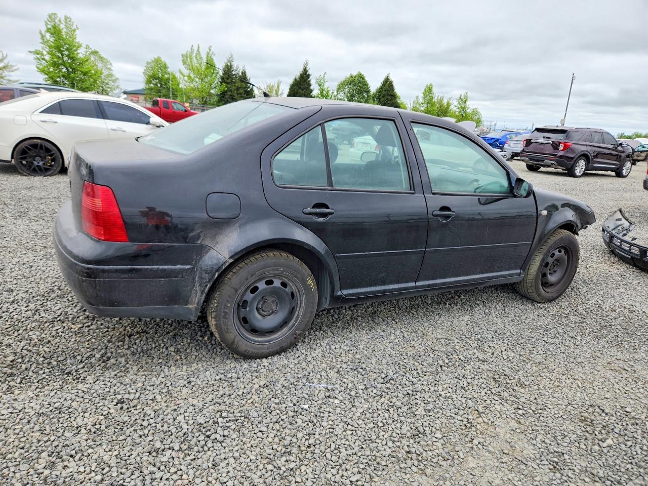 2001 Volkswagen Jetta Gl Черный vin: 3VWRB69M41M183232