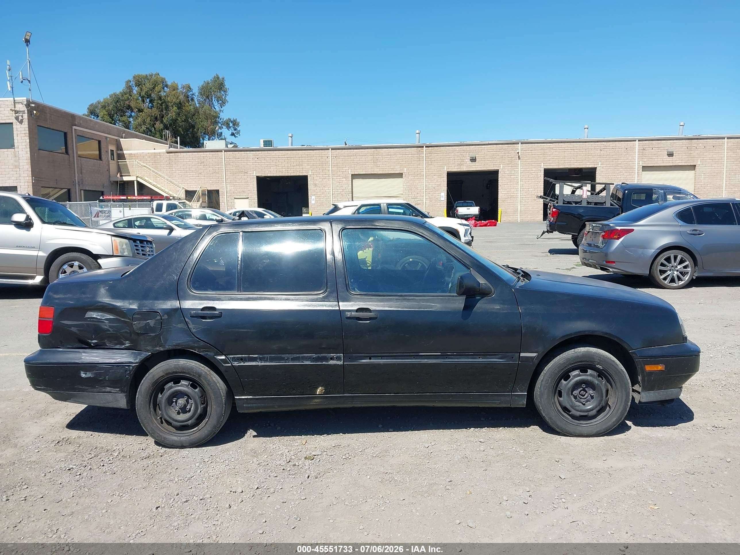 1997 Volkswagen Jetta Gl Черный vin: 3VWRB81H0VM002773