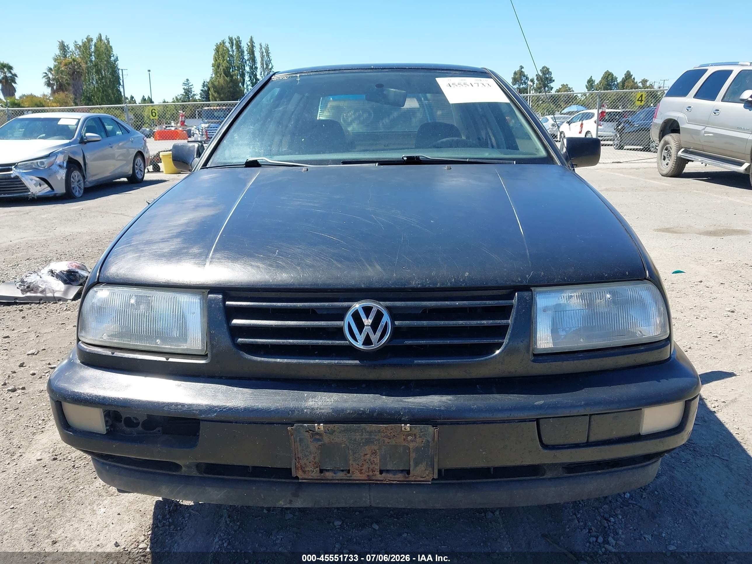1997 Volkswagen Jetta Gl Черный vin: 3VWRB81H0VM002773