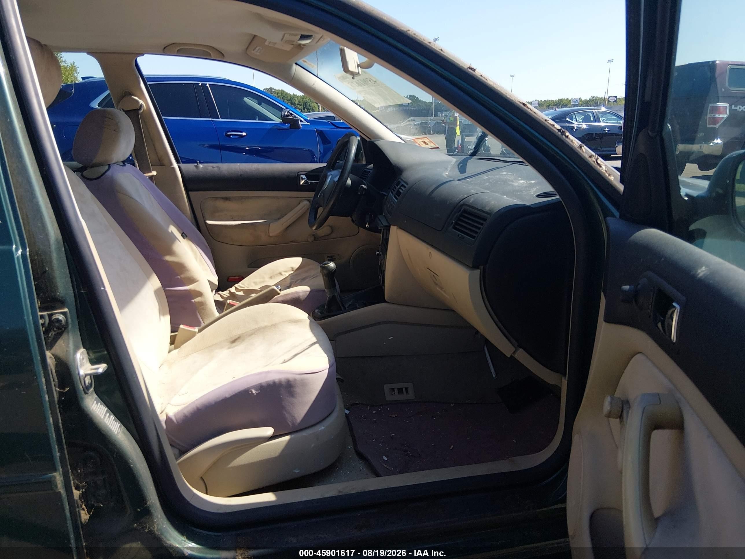 2000 Volkswagen Jetta Gl Green vin: 3VWRC29M0YM083788