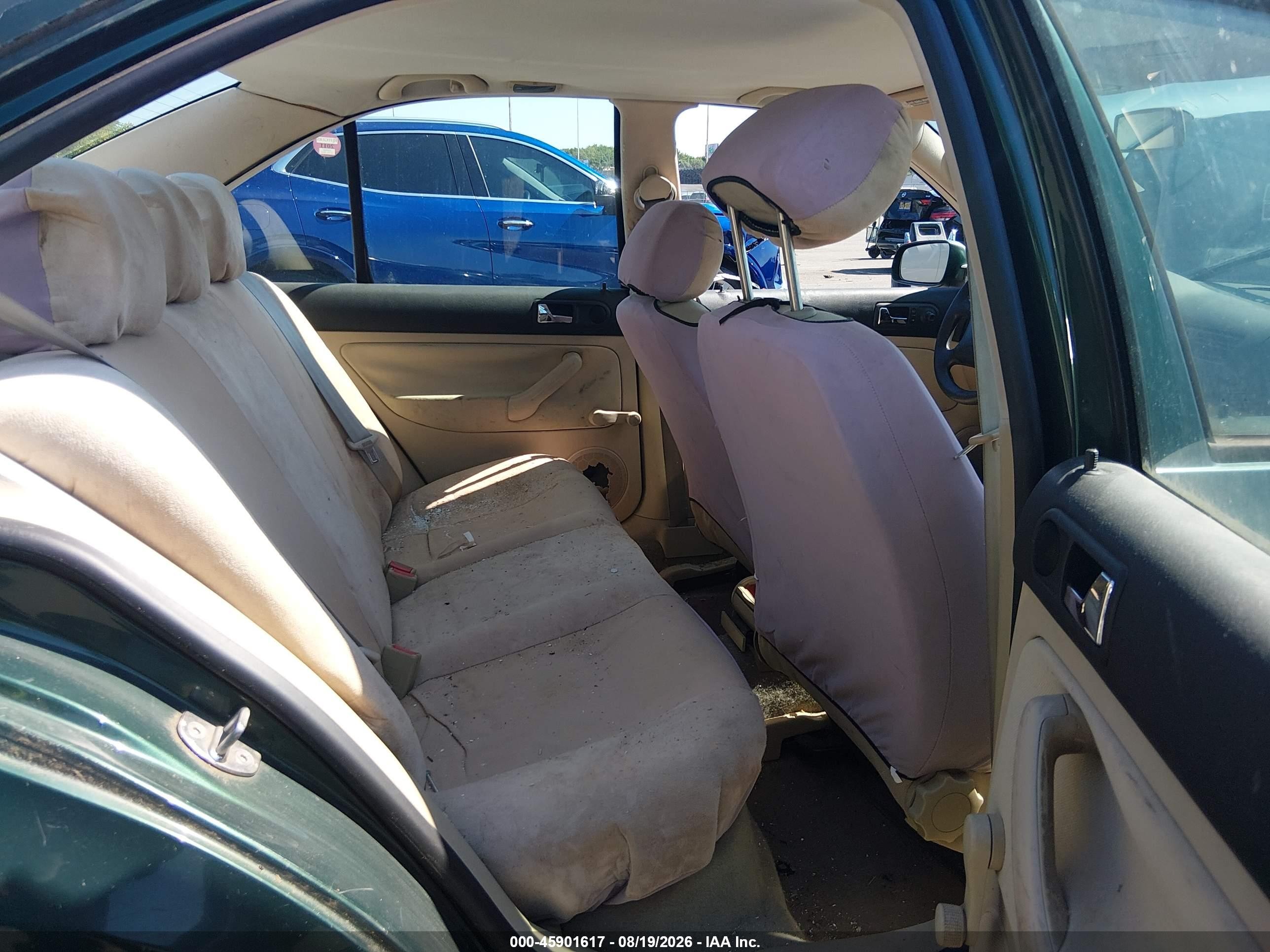 2000 Volkswagen Jetta Gl Green vin: 3VWRC29M0YM083788