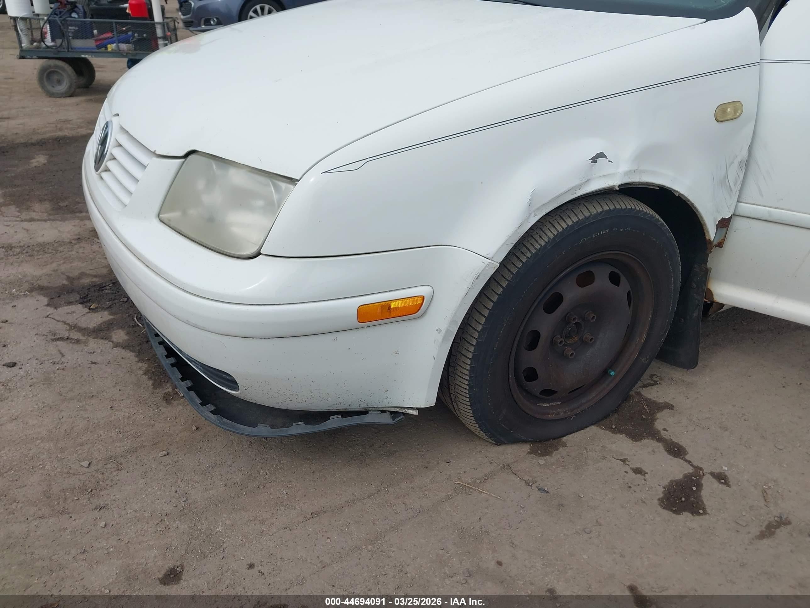 1999 Volkswagen Jetta Gl White vin: 3VWRC29M1XM113718