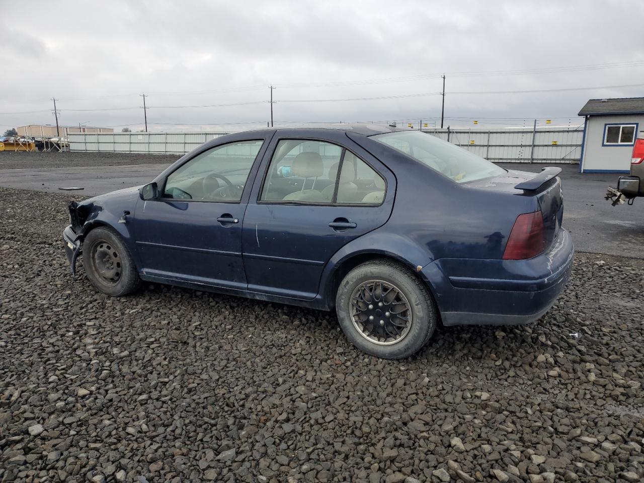 1999 Volkswagen Jetta Gl Blue vin: 3VWRC29M3XM078129