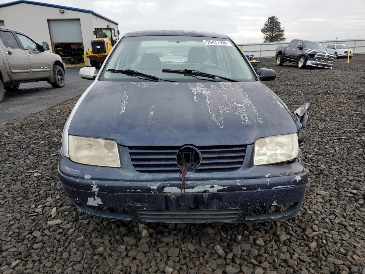 1999 Volkswagen Jetta Gl Blue vin: 3VWRC29M3XM078129