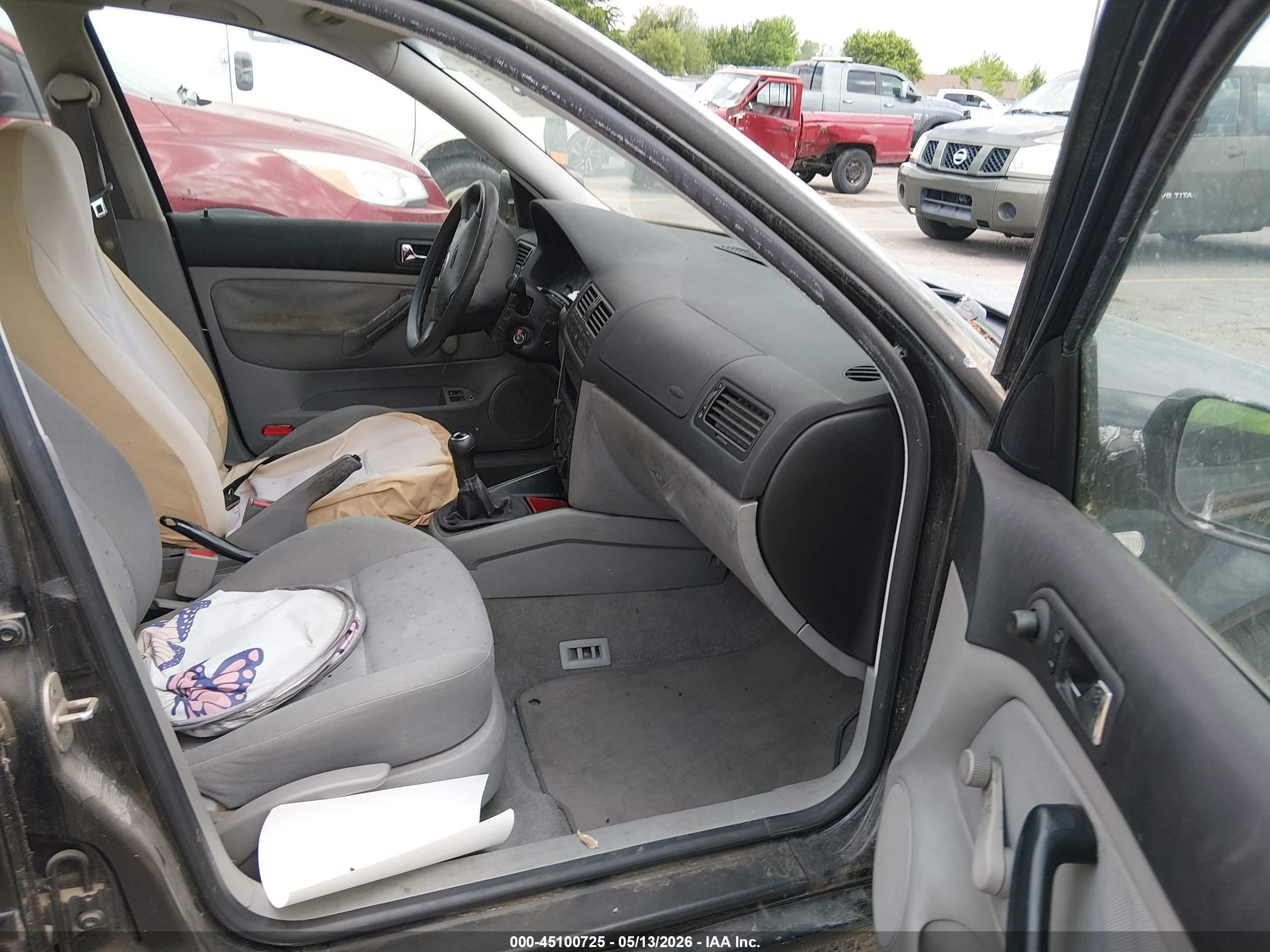 2000 Volkswagen Jetta Gl Black vin: 3VWRC29M3YM198644