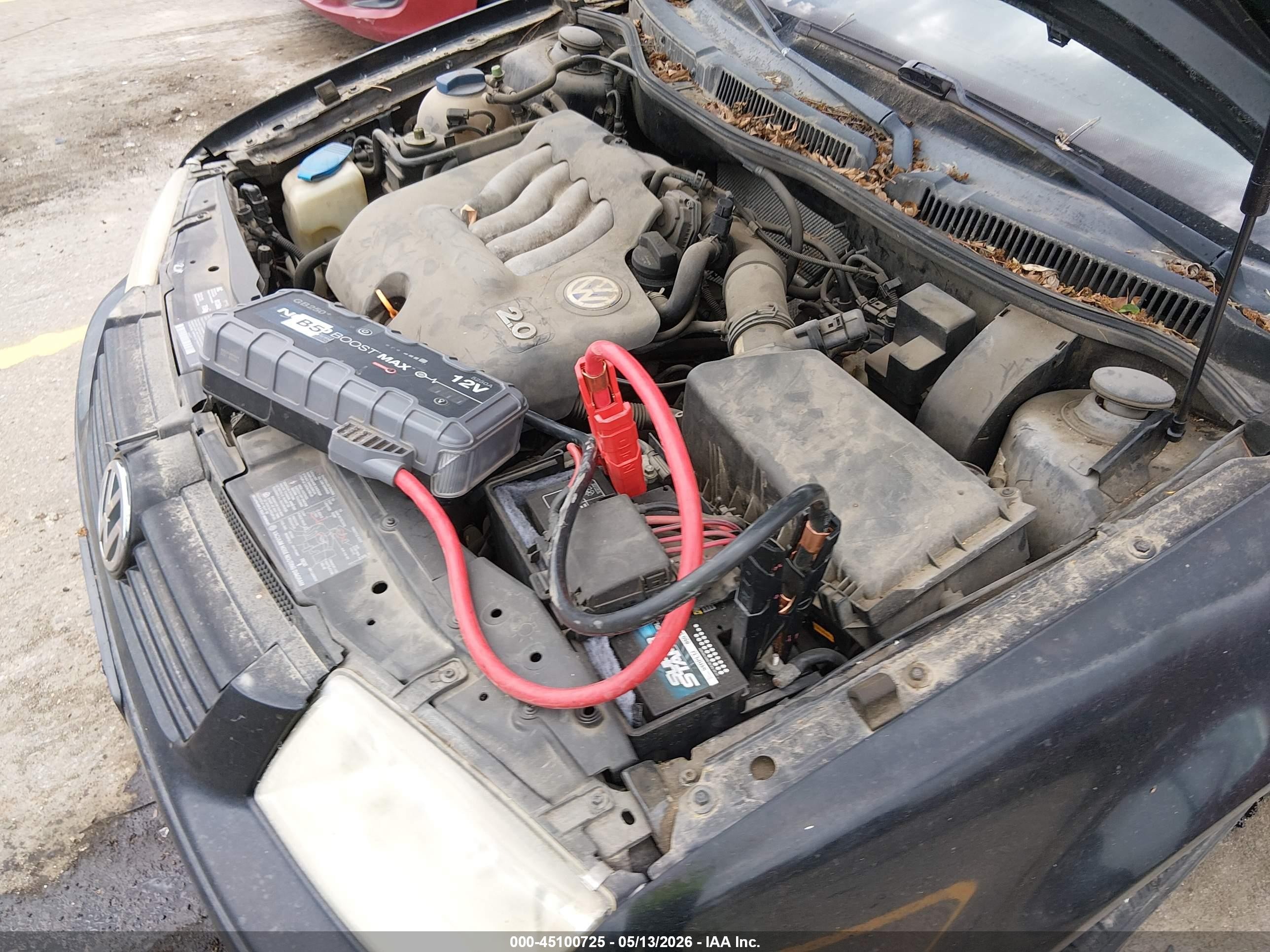 2000 Volkswagen Jetta Gl Black vin: 3VWRC29M3YM198644