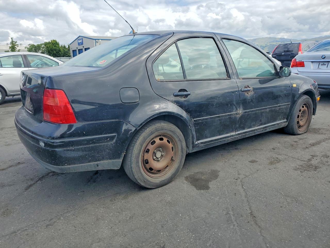 2000 Volkswagen Jetta Gl Black vin: 3VWRC29M7YM038945