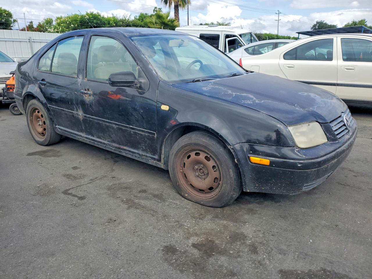 2000 Volkswagen Jetta Gl Black vin: 3VWRC29M7YM038945