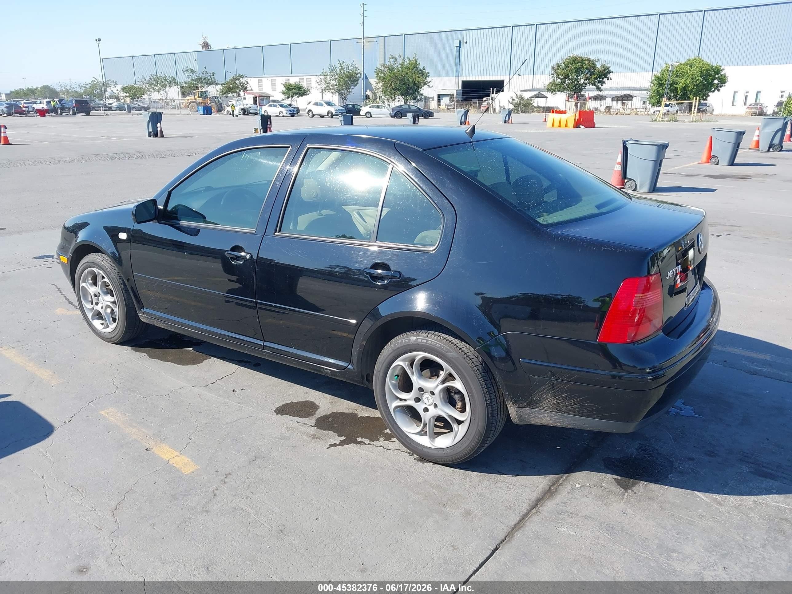 2000 Volkswagen Jetta Gl Black vin: 3VWRC29MXYM155418