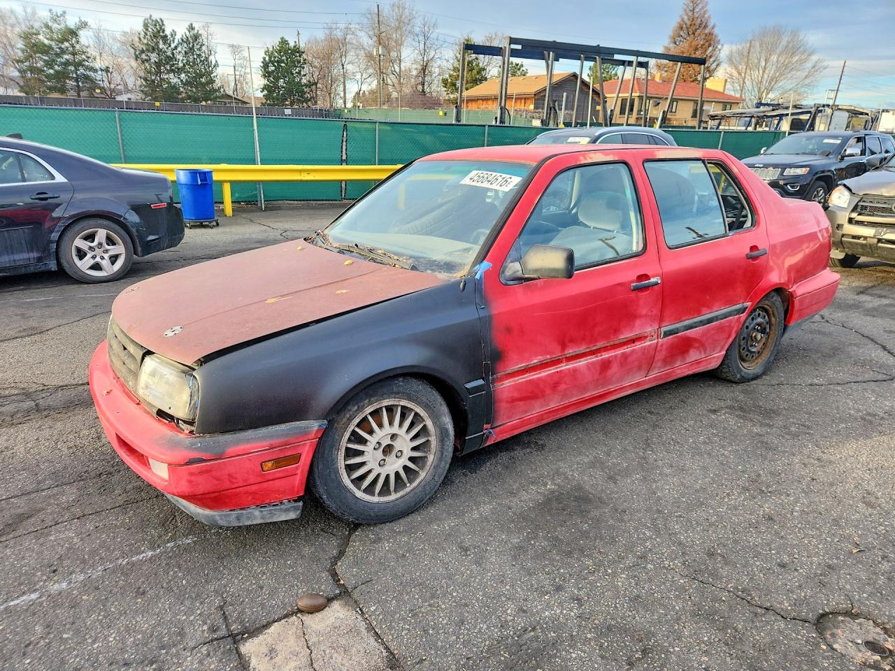 1995 Volkswagen Jetta Iii Gl Red vin: 3VWRC81H7SM075308