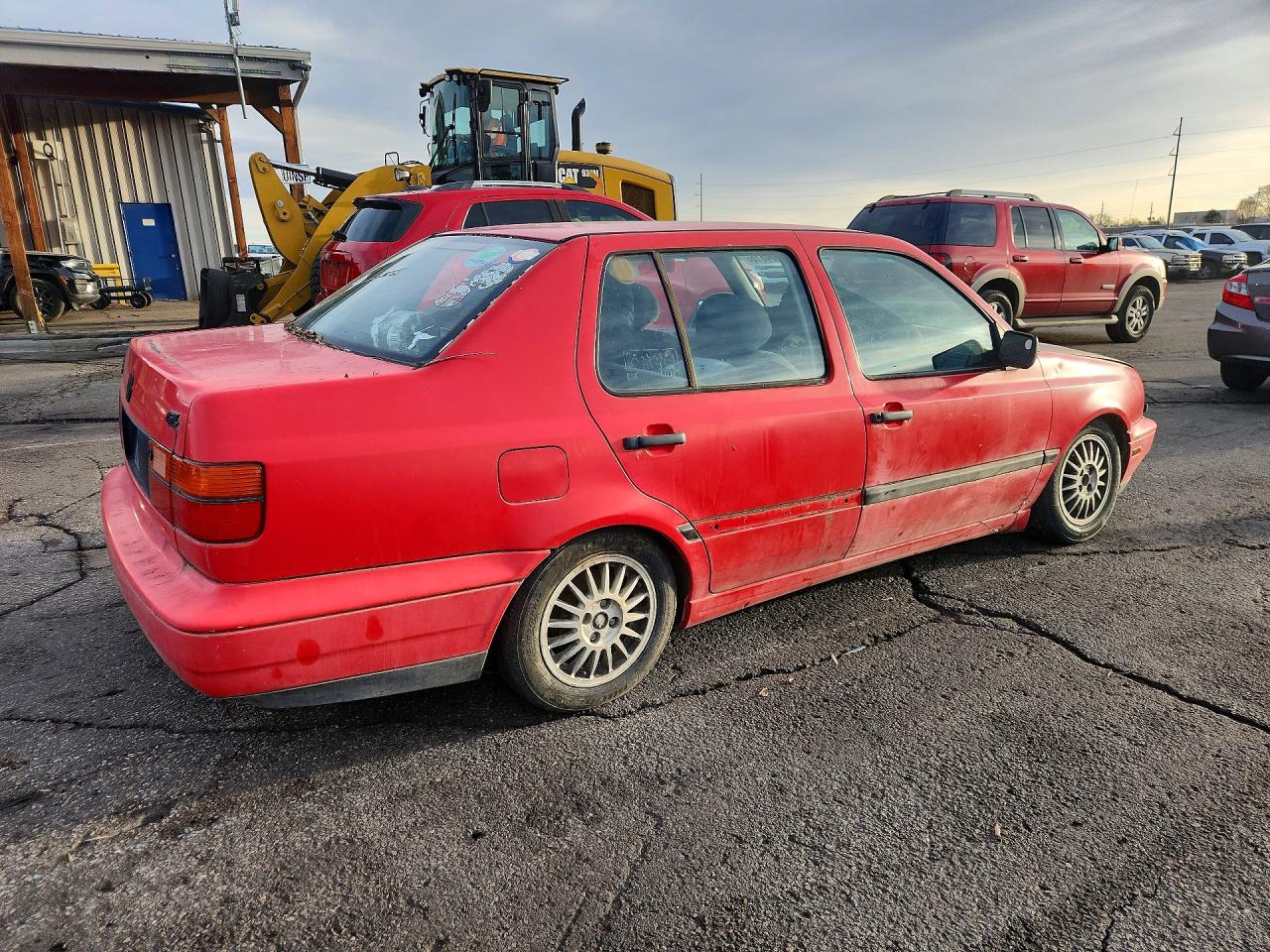 1995 Volkswagen Jetta Iii Gl Red vin: 3VWRC81H7SM075308