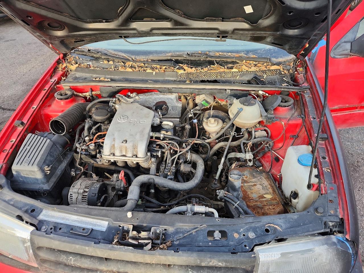 1995 Volkswagen Jetta Iii Gl Red vin: 3VWRC81H7SM075308