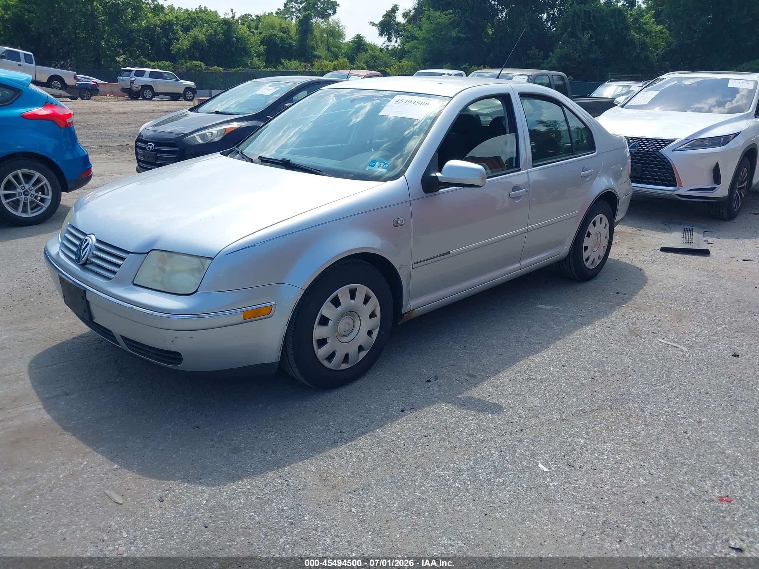 2004 Volkswagen Jetta Gl 1.8t Silver vin: 3VWRE69M34M044849