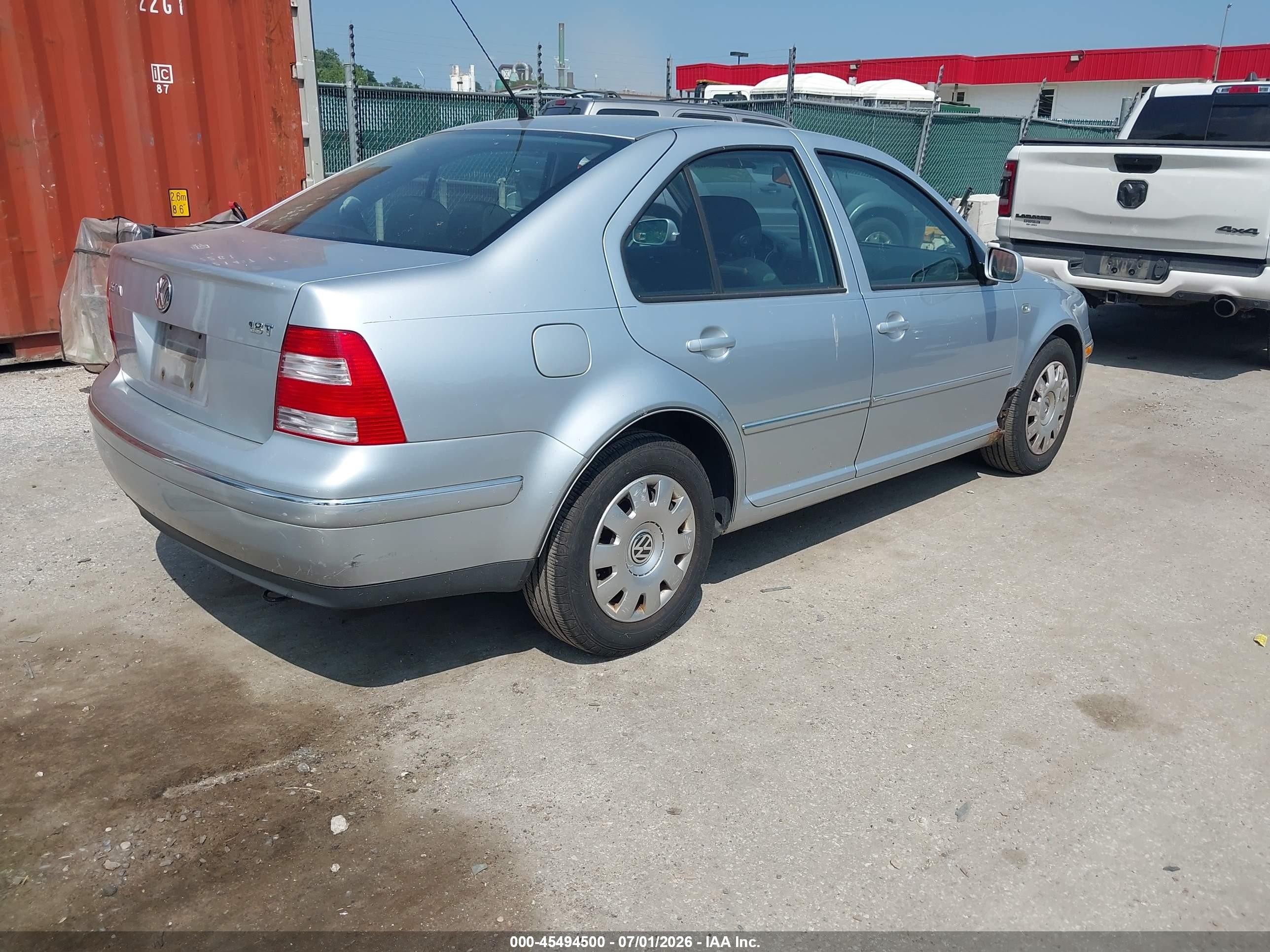 2004 Volkswagen Jetta Gl 1.8t Silver vin: 3VWRE69M34M044849