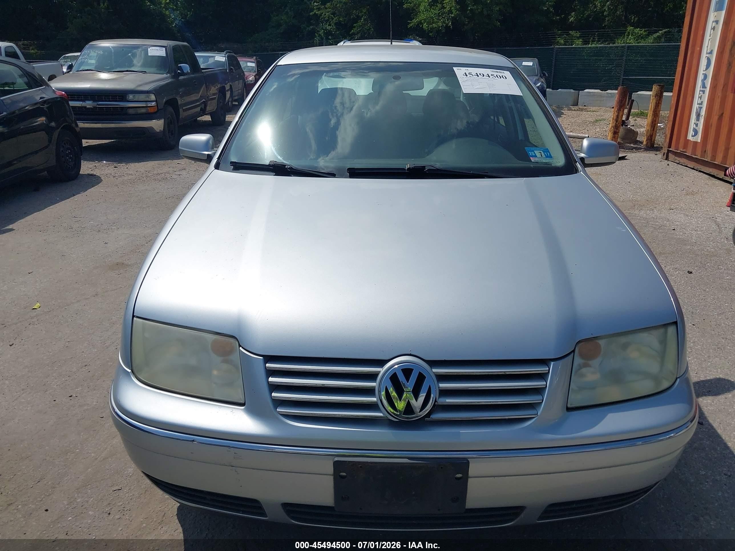 2004 Volkswagen Jetta Gl 1.8t Silver vin: 3VWRE69M34M044849