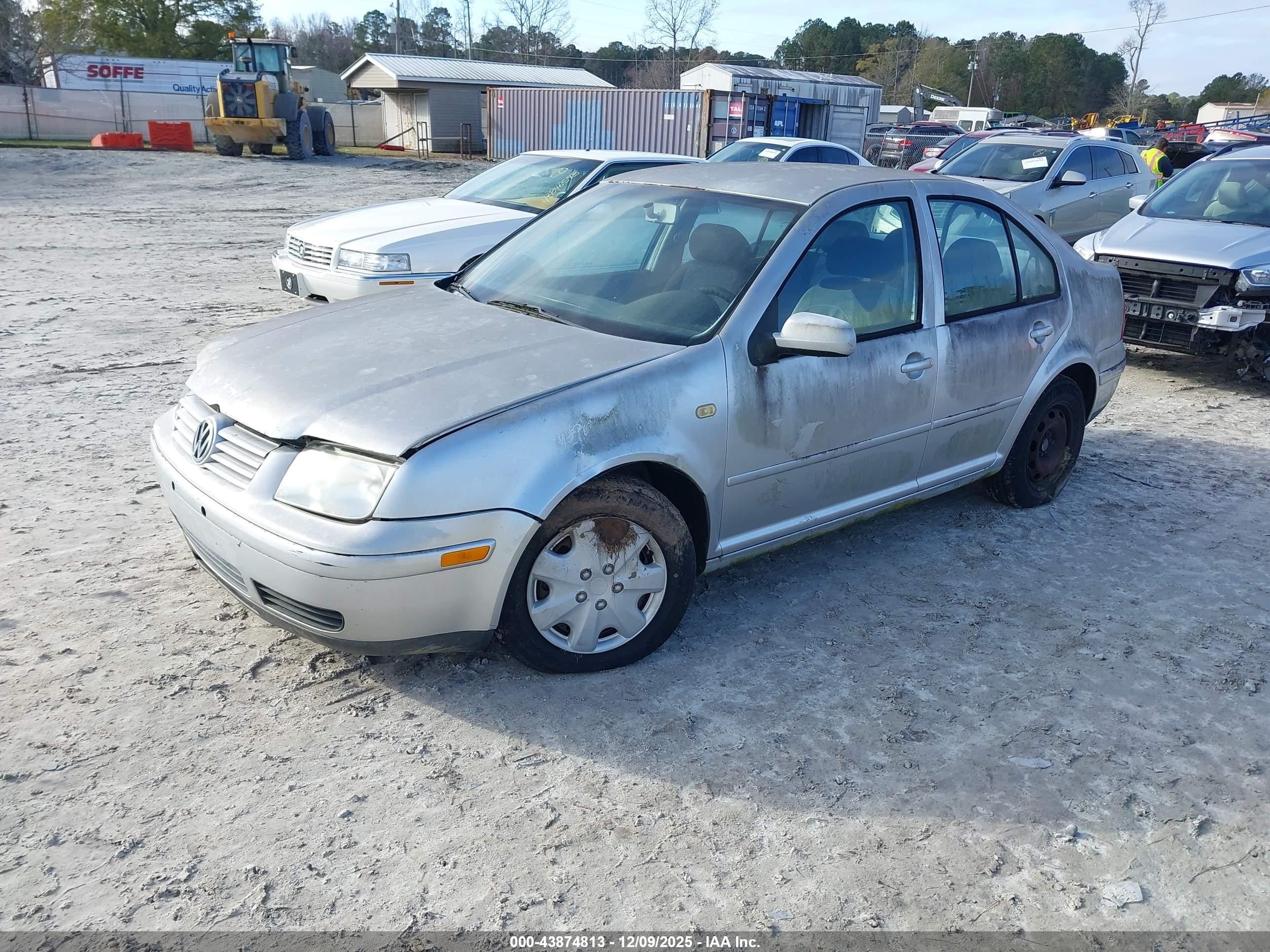 1999 Volkswagen Jetta Gl Tdi Silver vin: 3VWRF29M2XM102394