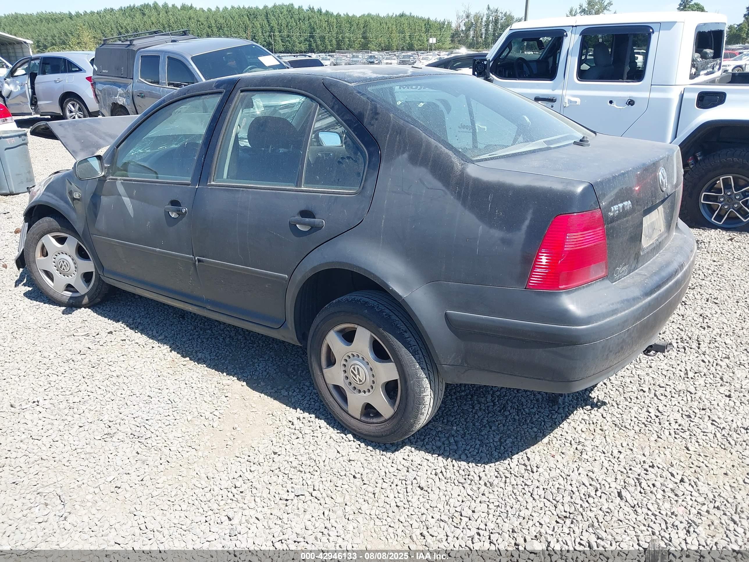 1999 Volkswagen Jetta Gl Tdi Black vin: 3VWRF29M2XM114013