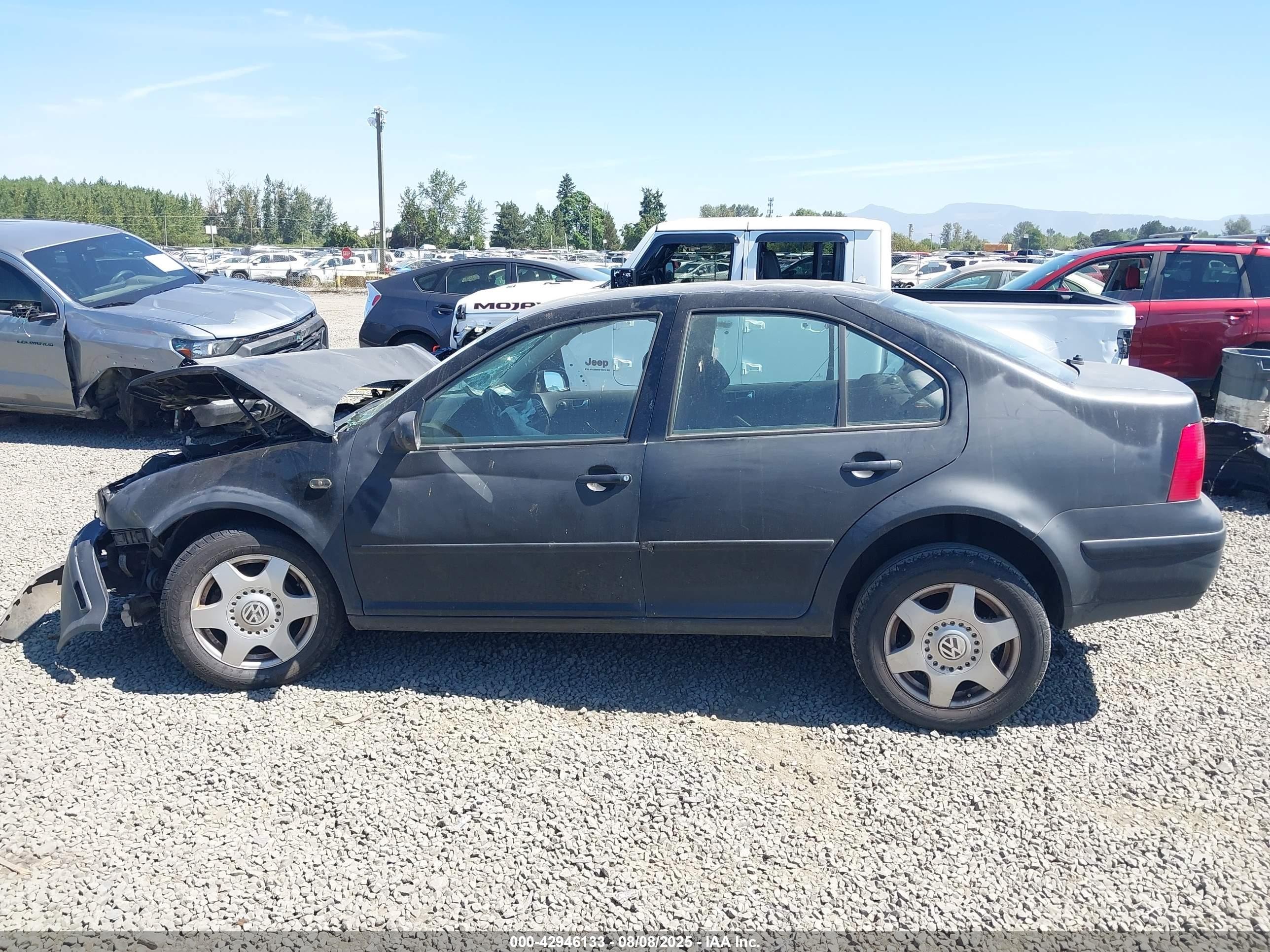 1999 Volkswagen Jetta Gl Tdi Black vin: 3VWRF29M2XM114013